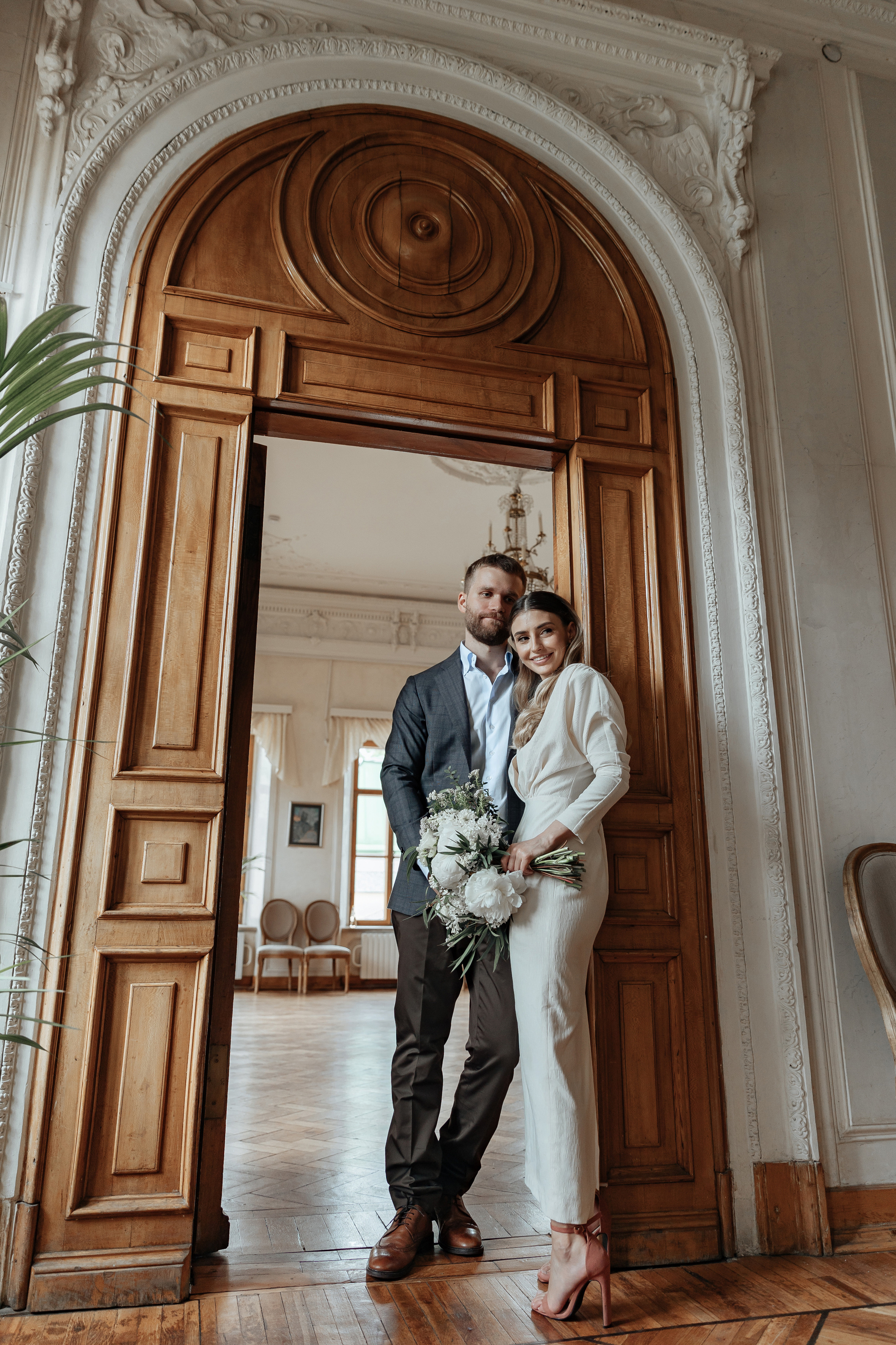 АРХИВ Яна и Глеб в Библиотеке-читальне им Пушкина. Свадебный фотограф Москва