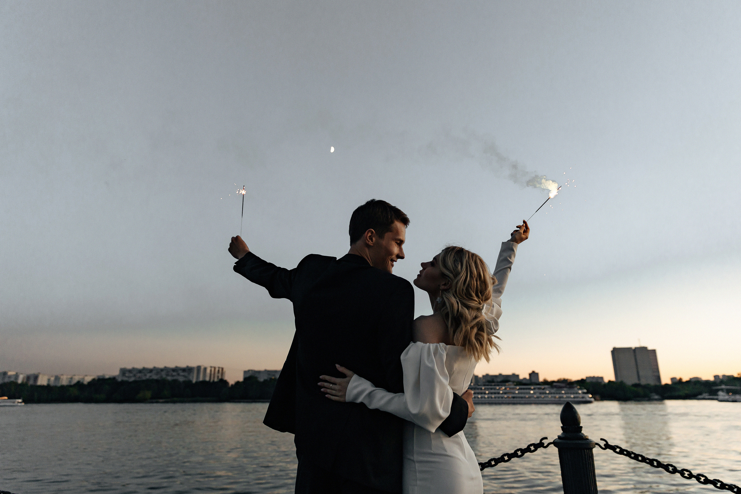 АРХИВ Анастасия и Максим: свадебная прогулка на Речном вокзале. Свадебный фотограф Москва