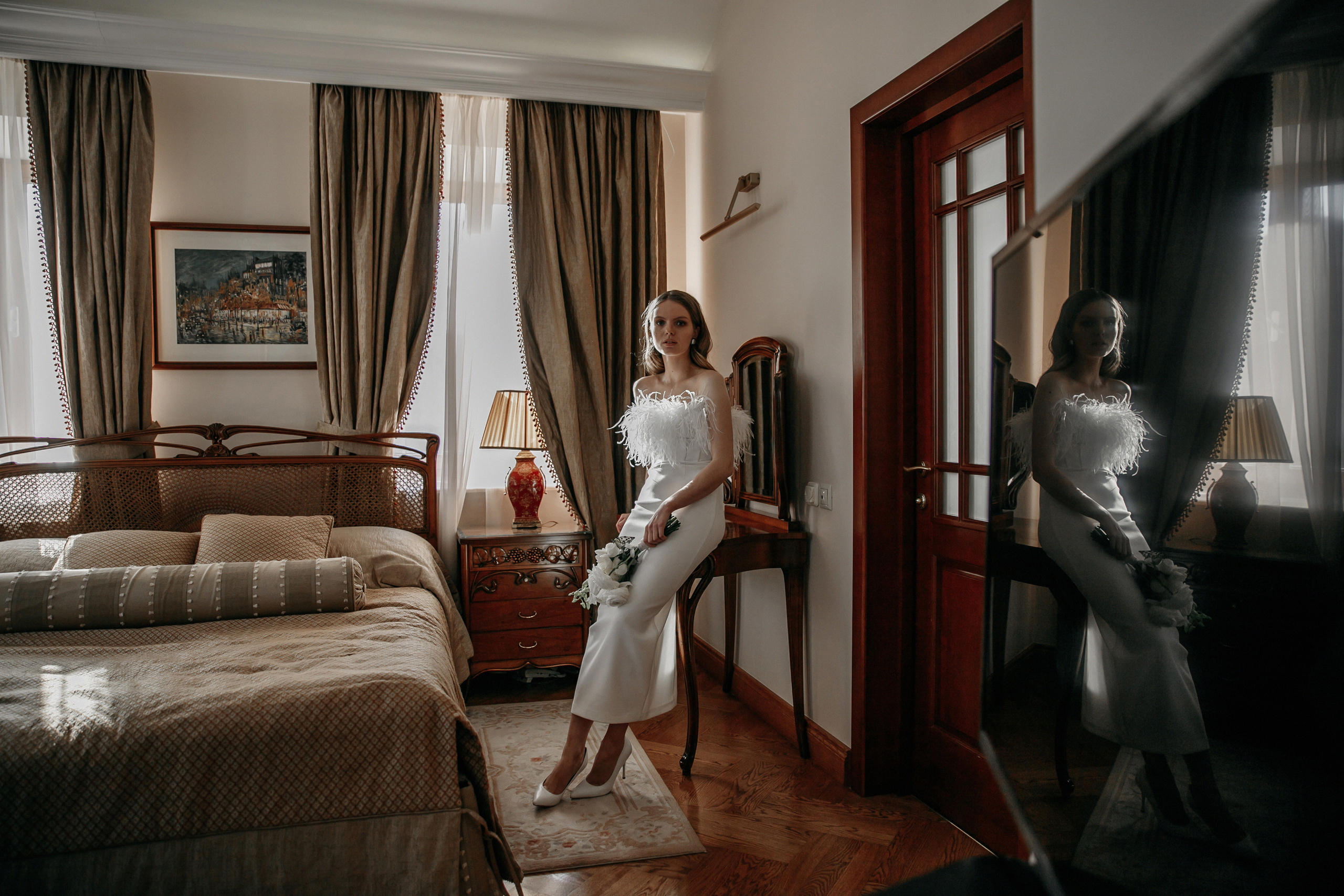 Бабочки в бутик-отеле Руссо Балт. Свадебный фотограф Москва