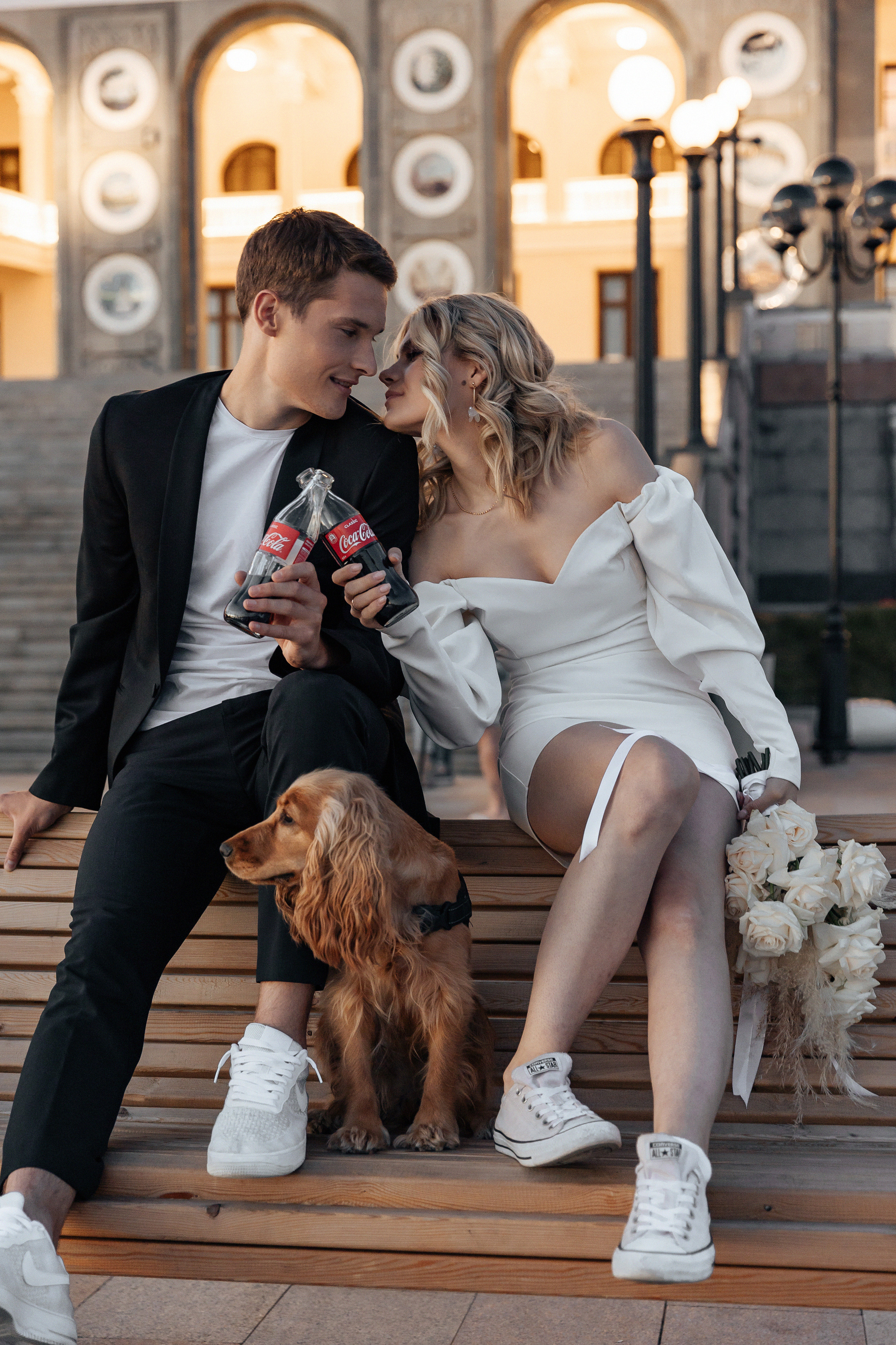 АРХИВ Анастасия и Максим: свадебная прогулка на Речном вокзале. Свадебный фотограф Москва