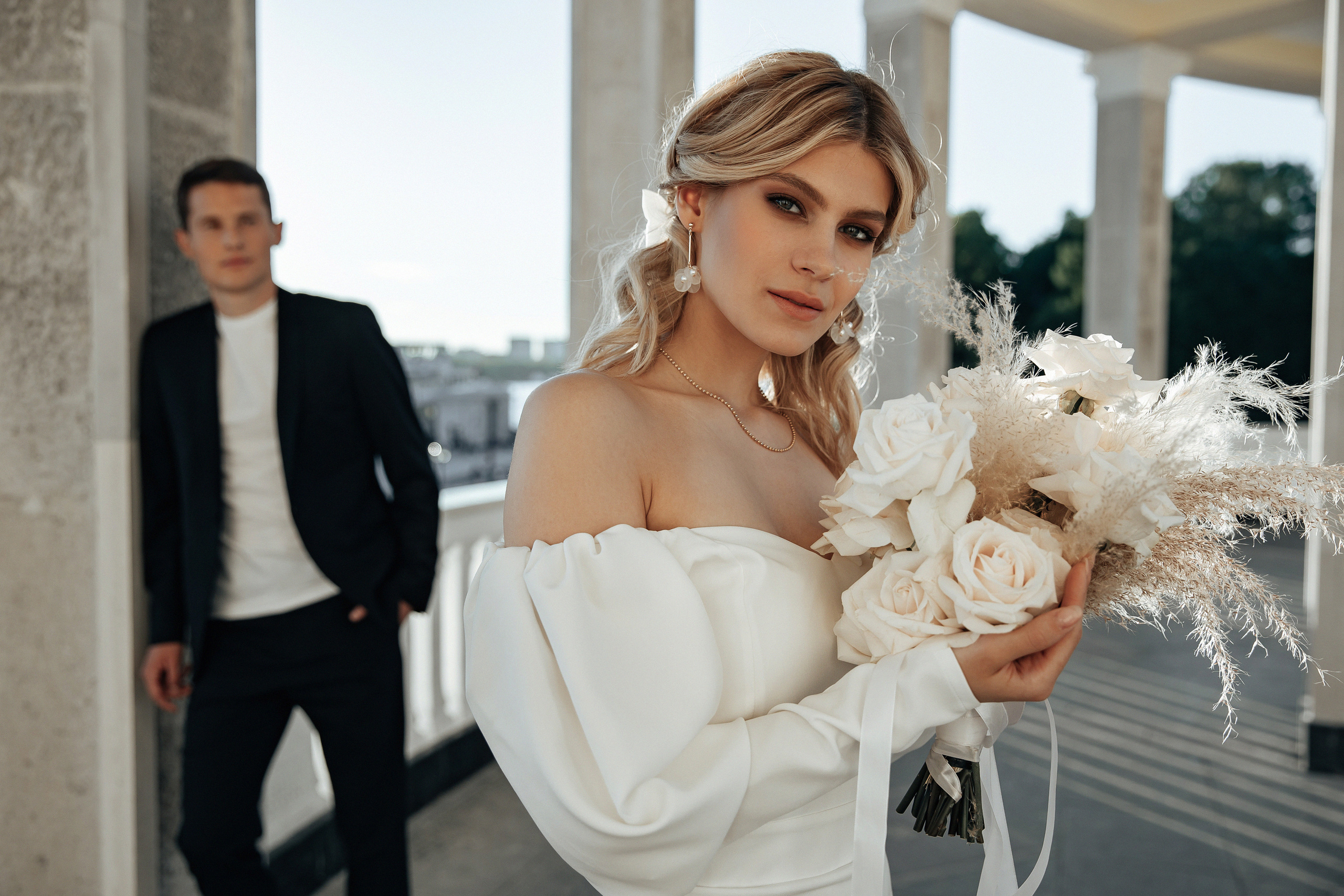 АРХИВ Анастасия и Максим: свадебная прогулка на Речном вокзале. Свадебный фотограф Москва