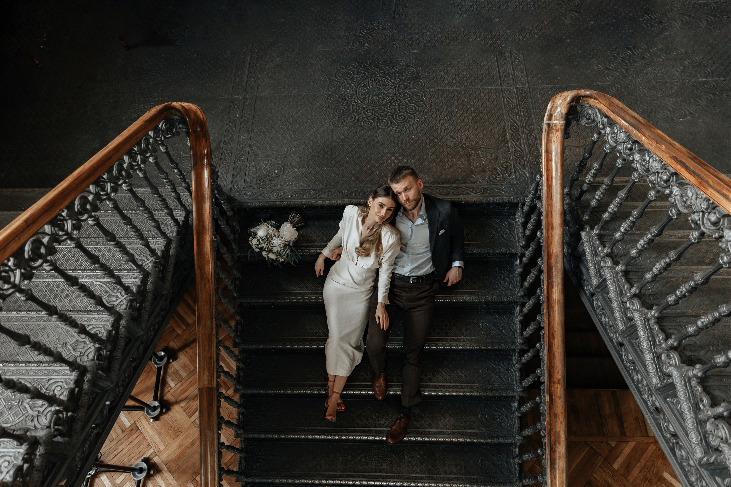 АРХИВ Яна и Глеб в Библиотеке-читальне им Пушкина. Свадебный фотограф Москва