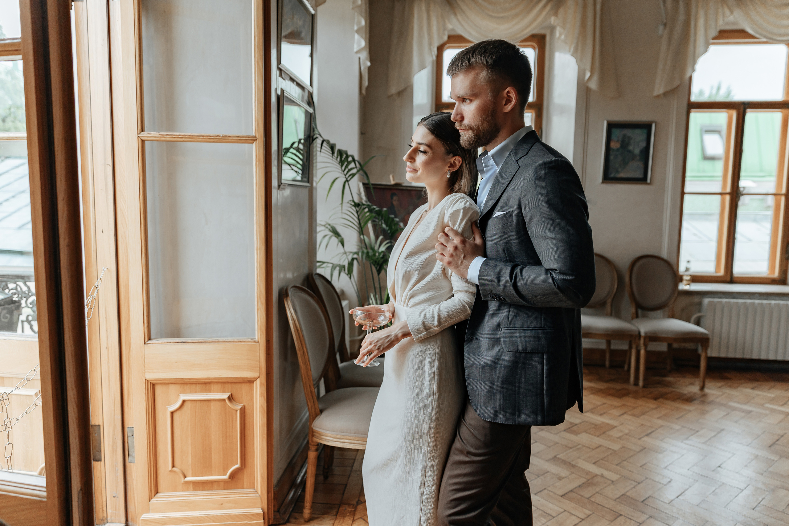 АРХИВ Яна и Глеб в Библиотеке-читальне им Пушкина. Свадебный фотограф Москва