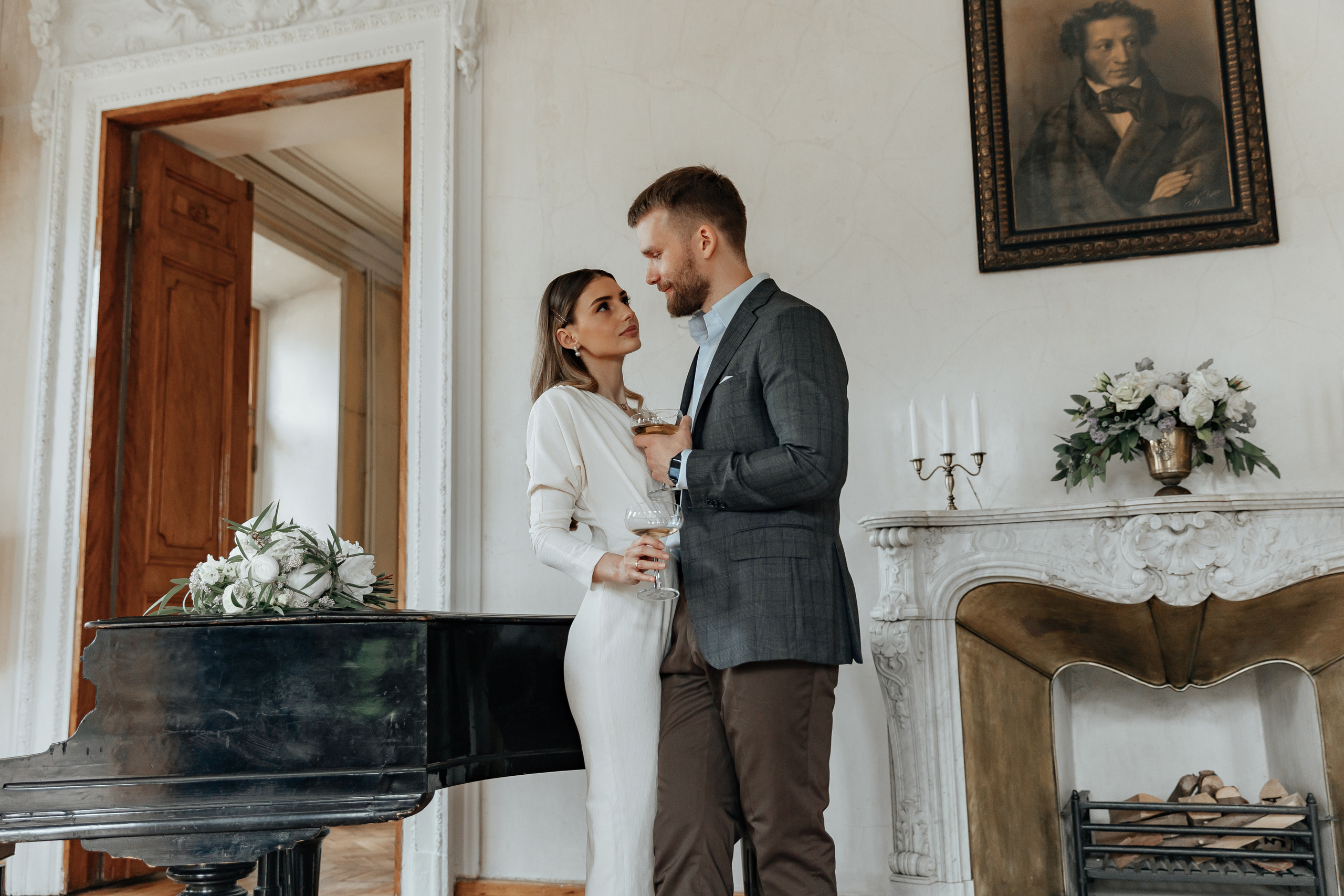 АРХИВ Яна и Глеб в Библиотеке-читальне им Пушкина. Свадебный фотограф Москва