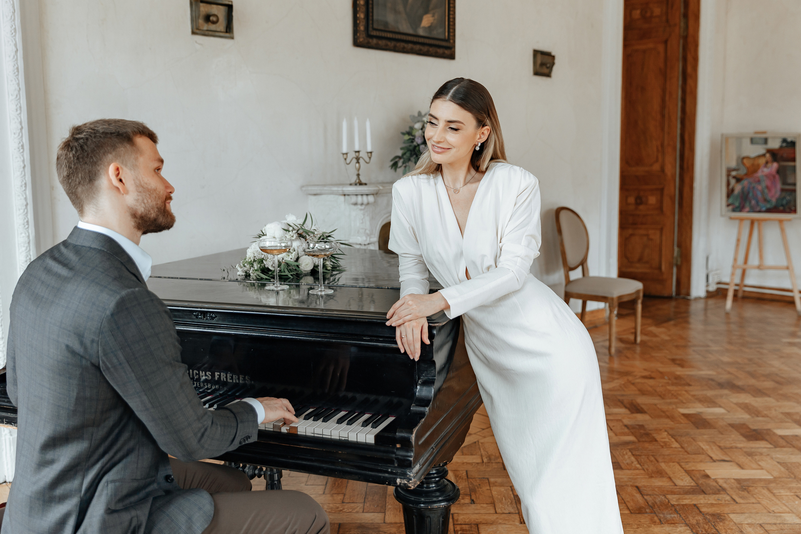 АРХИВ Яна и Глеб в Библиотеке-читальне им Пушкина. Свадебный фотограф Москва