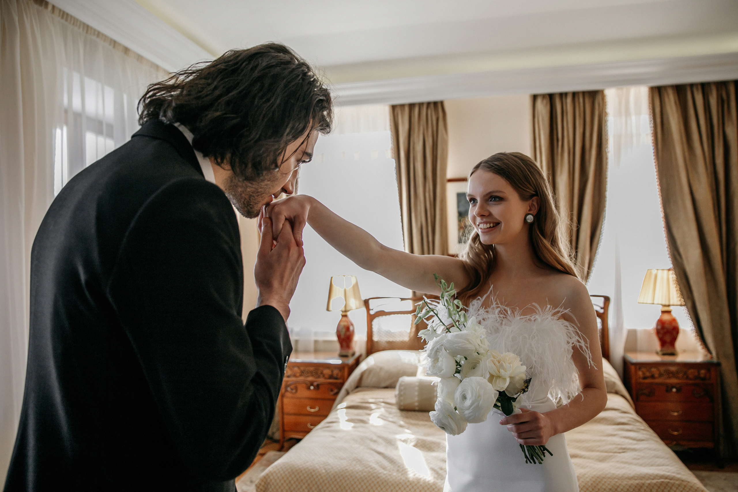 Бабочки в бутик-отеле Руссо Балт. Свадебный фотограф Москва