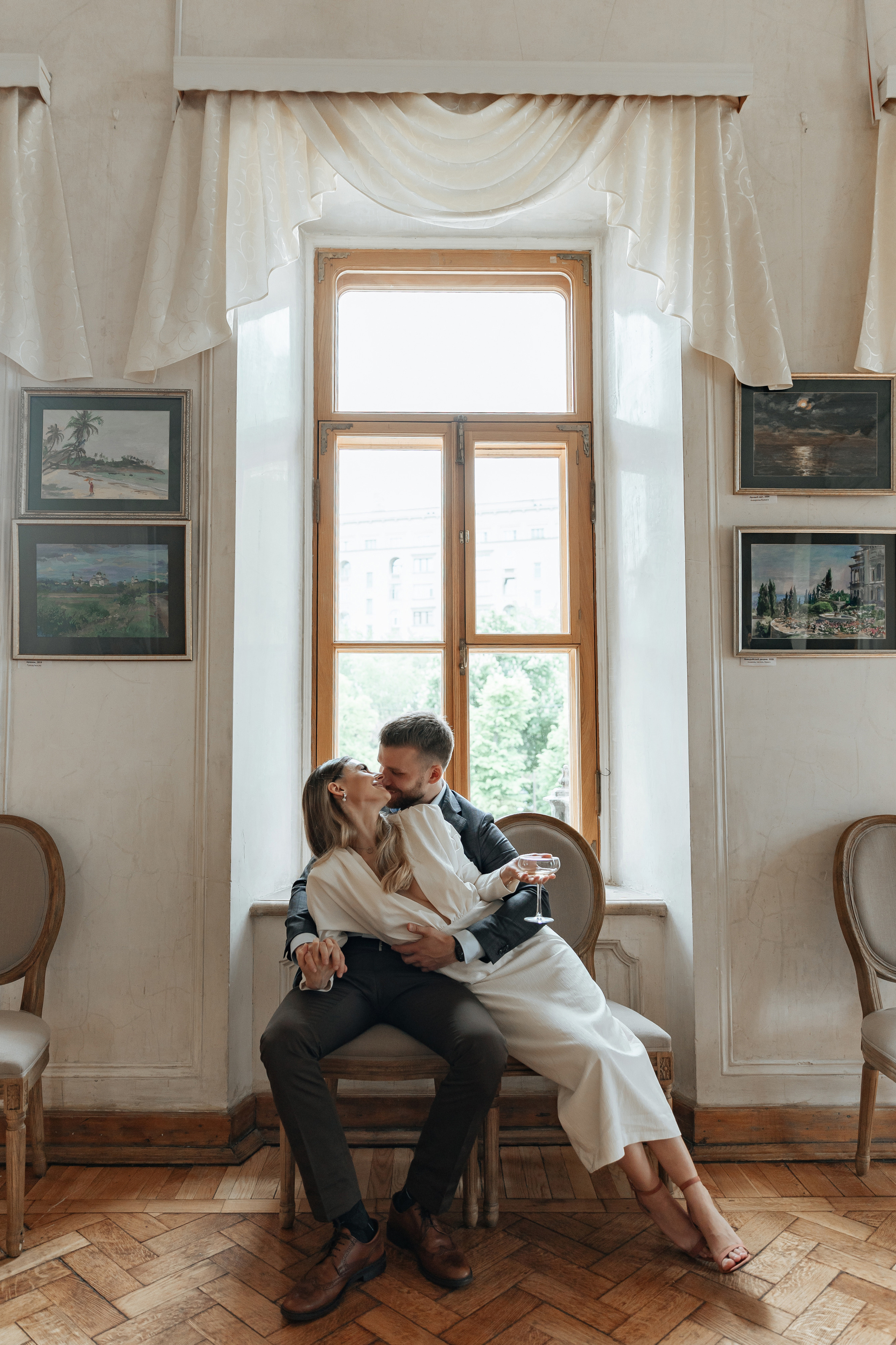 АРХИВ Яна и Глеб в Библиотеке-читальне им Пушкина. Свадебный фотограф Москва