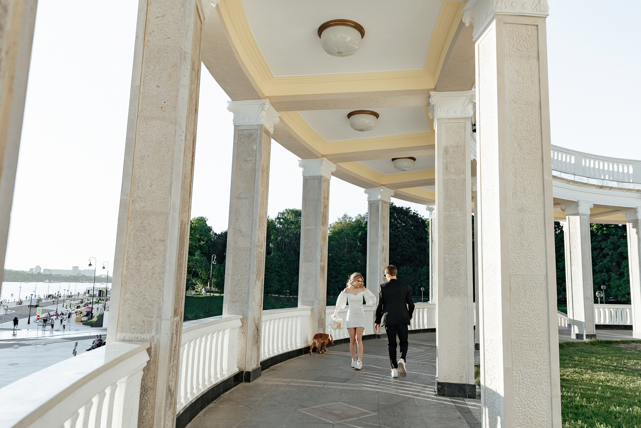 АРХИВ Анастасия и Максим: свадебная прогулка на Речном вокзале. Свадебный фотограф Москва