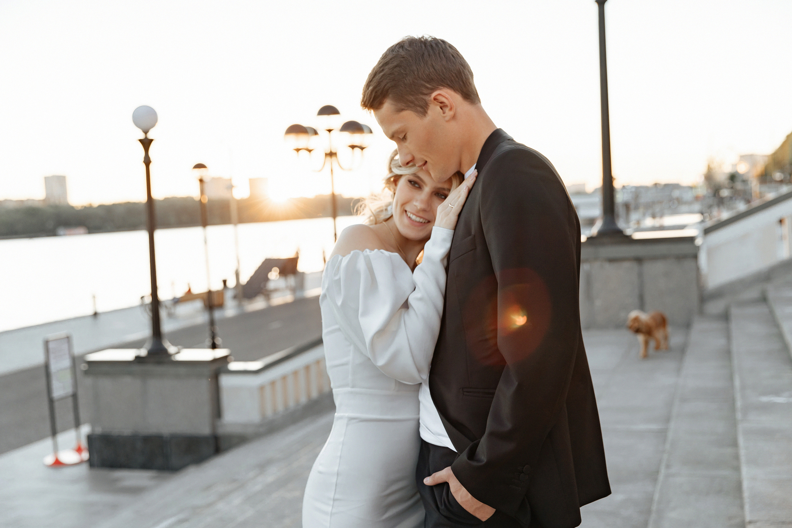 АРХИВ Анастасия и Максим: свадебная прогулка на Речном вокзале. Свадебный фотограф Москва