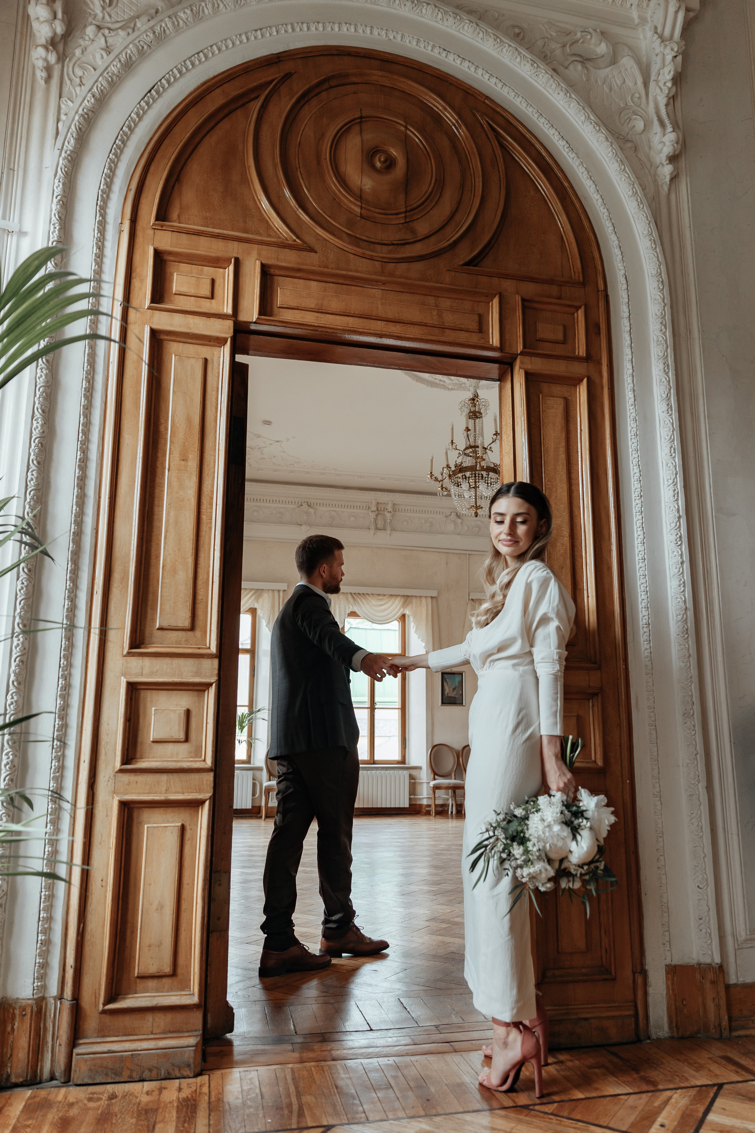 АРХИВ Яна и Глеб в Библиотеке-читальне им Пушкина. Свадебный фотограф Москва