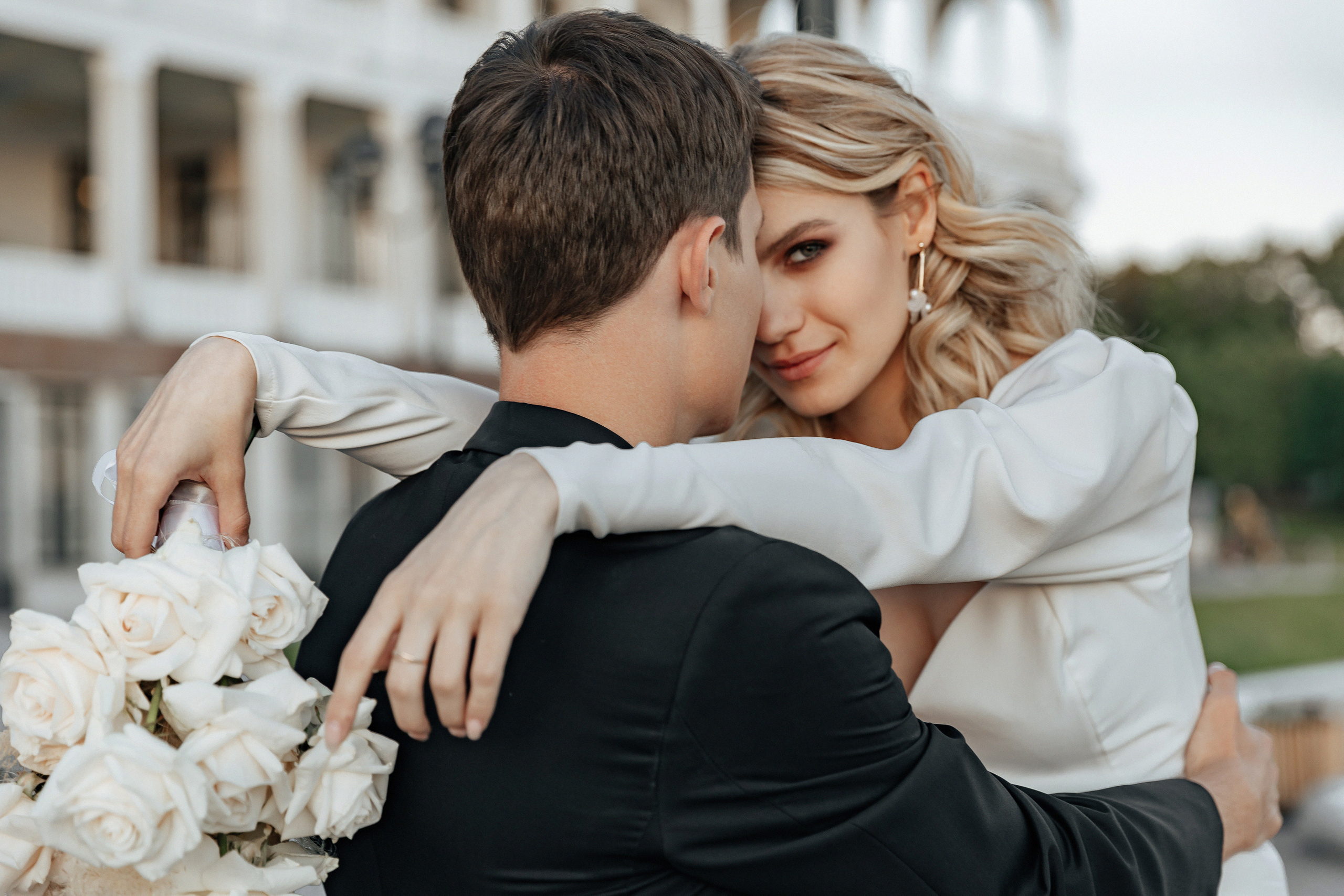 АРХИВ Анастасия и Максим: свадебная прогулка на Речном вокзале. Свадебный фотограф Москва