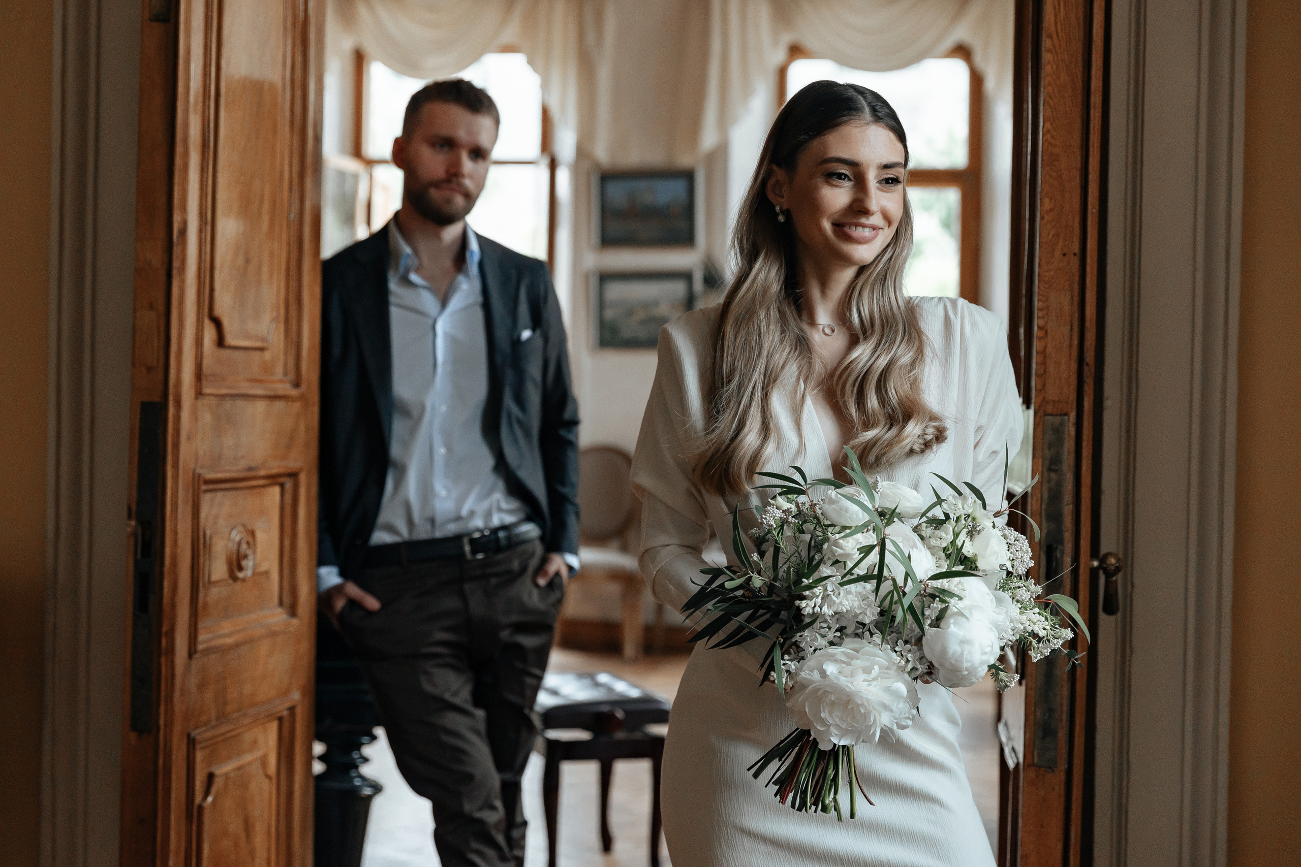 АРХИВ Яна и Глеб в Библиотеке-читальне им Пушкина. Свадебный фотограф Москва