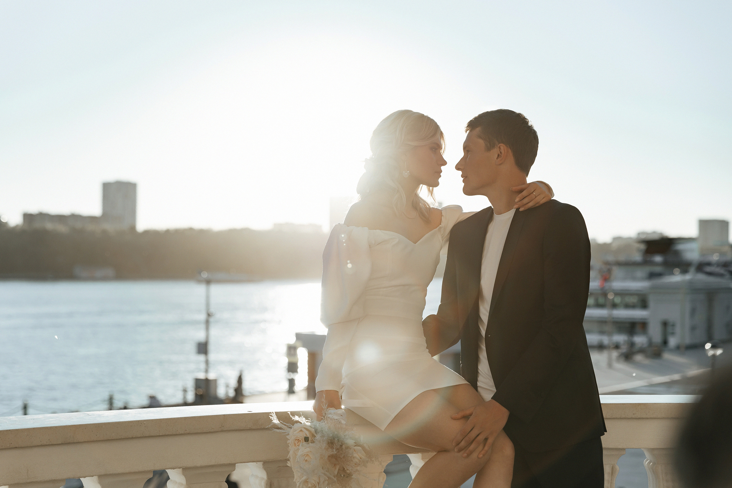 АРХИВ Анастасия и Максим: свадебная прогулка на Речном вокзале. Свадебный фотограф Москва