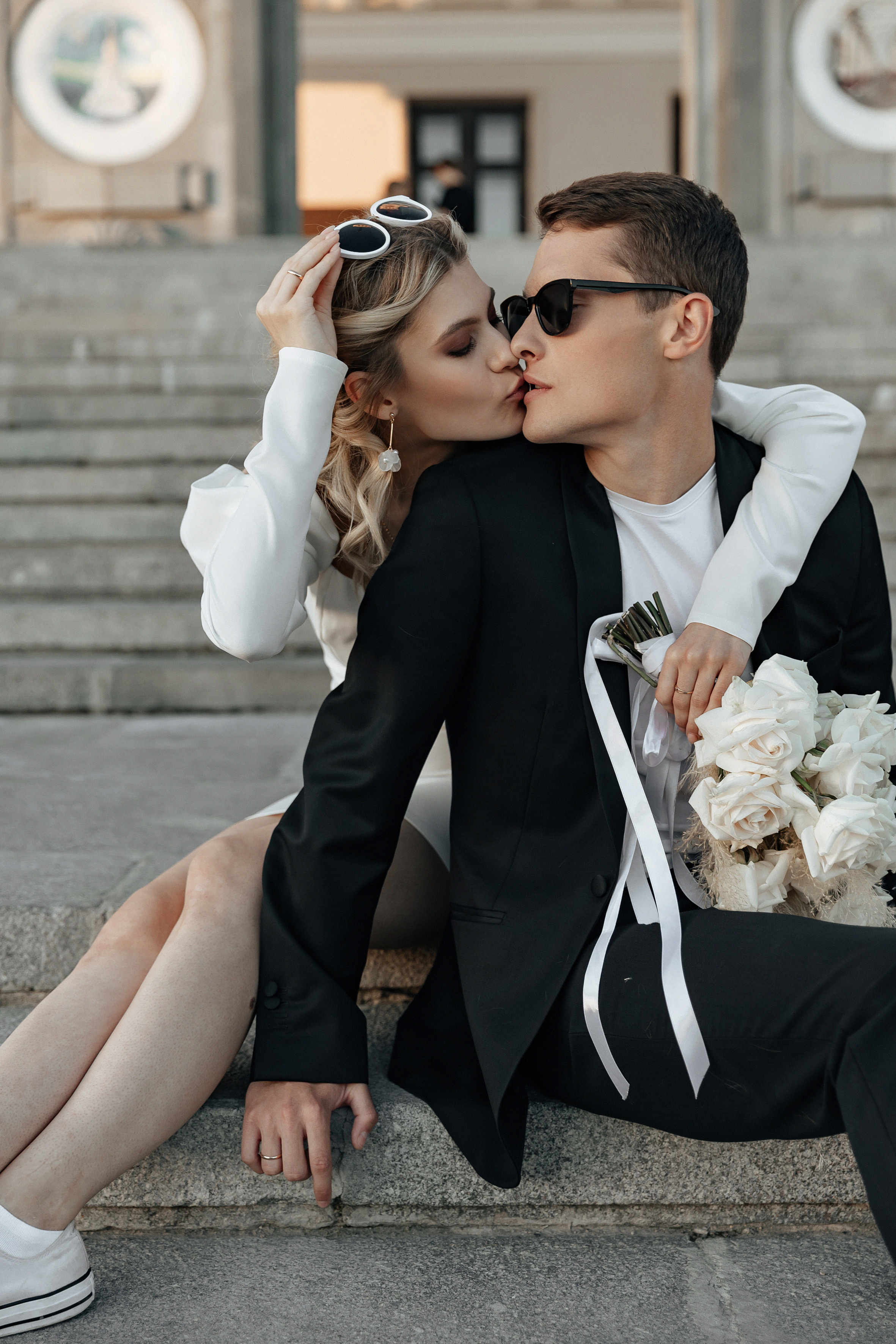 АРХИВ Анастасия и Максим: свадебная прогулка на Речном вокзале. Свадебный фотограф Москва