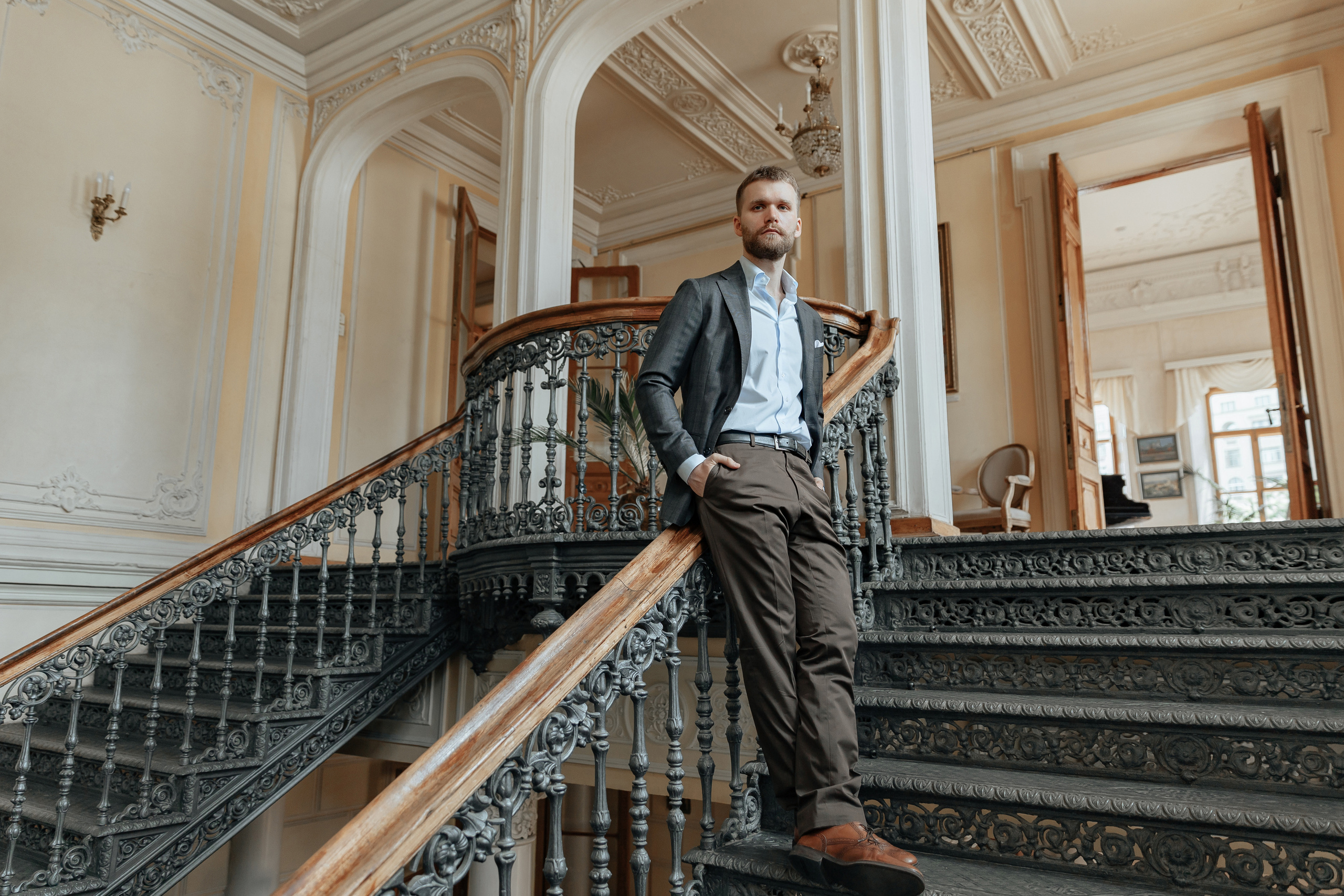 АРХИВ Яна и Глеб в Библиотеке-читальне им Пушкина. Свадебный фотограф Москва