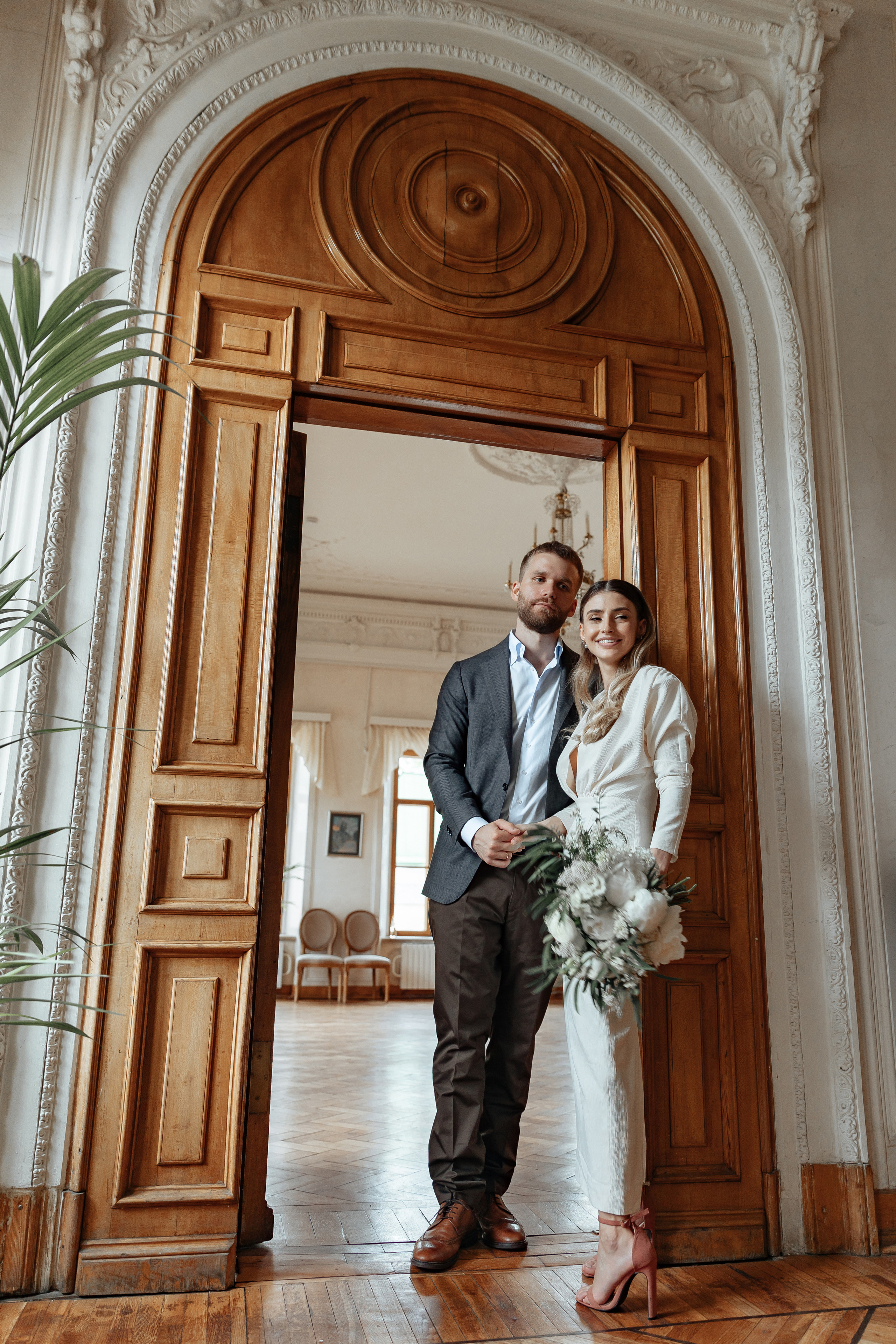 АРХИВ Яна и Глеб в Библиотеке-читальне им Пушкина. Свадебный фотограф Москва