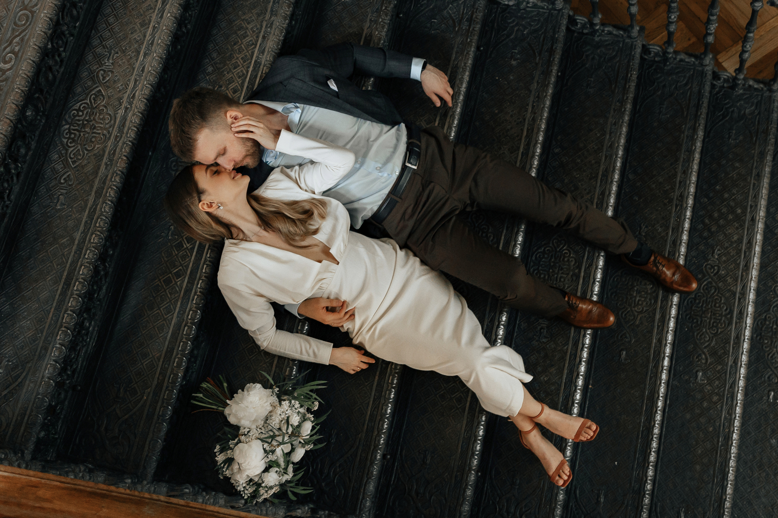 АРХИВ Яна и Глеб в Библиотеке-читальне им Пушкина. Свадебный фотограф Москва