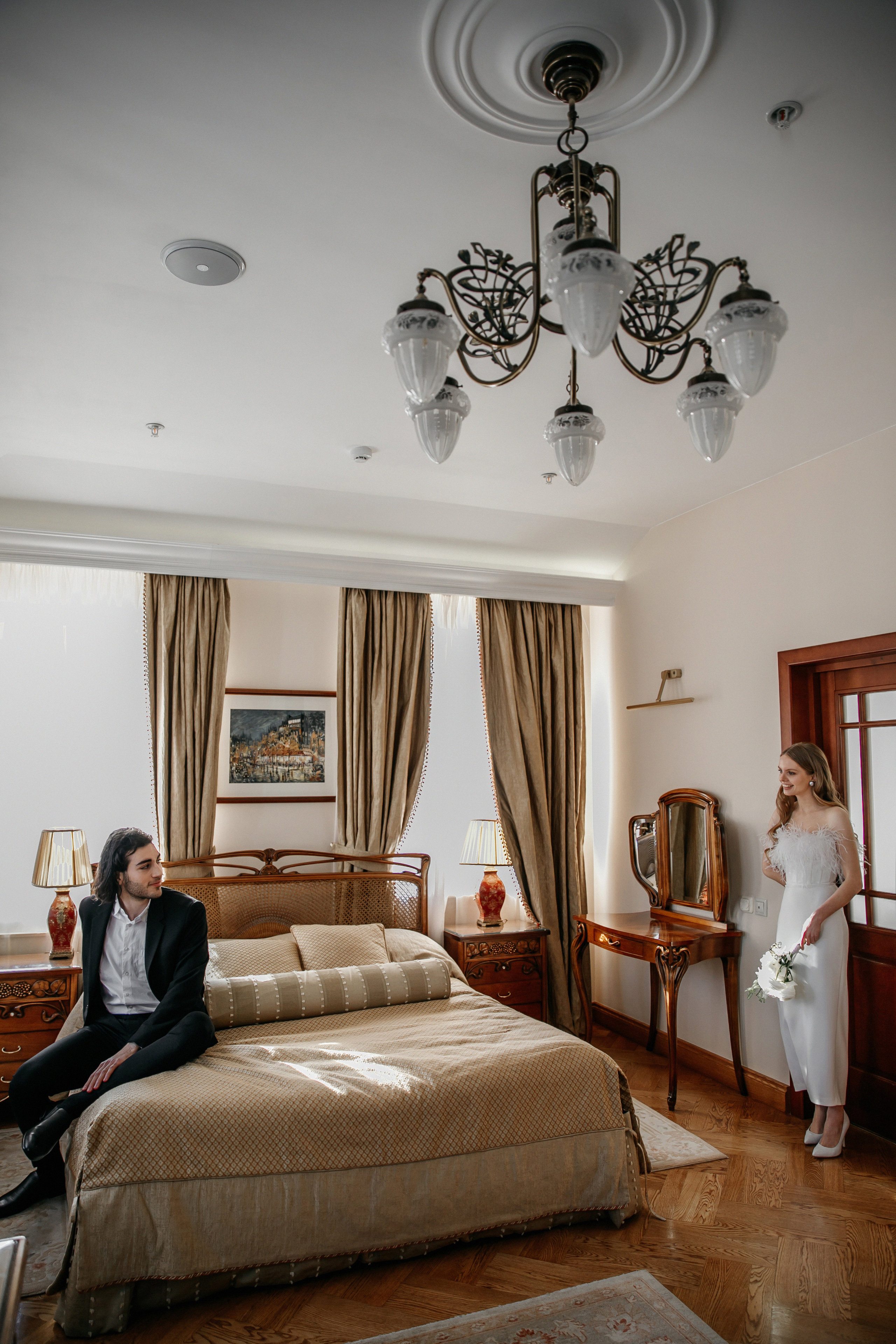 Бабочки в бутик-отеле Руссо Балт. Свадебный фотограф Москва