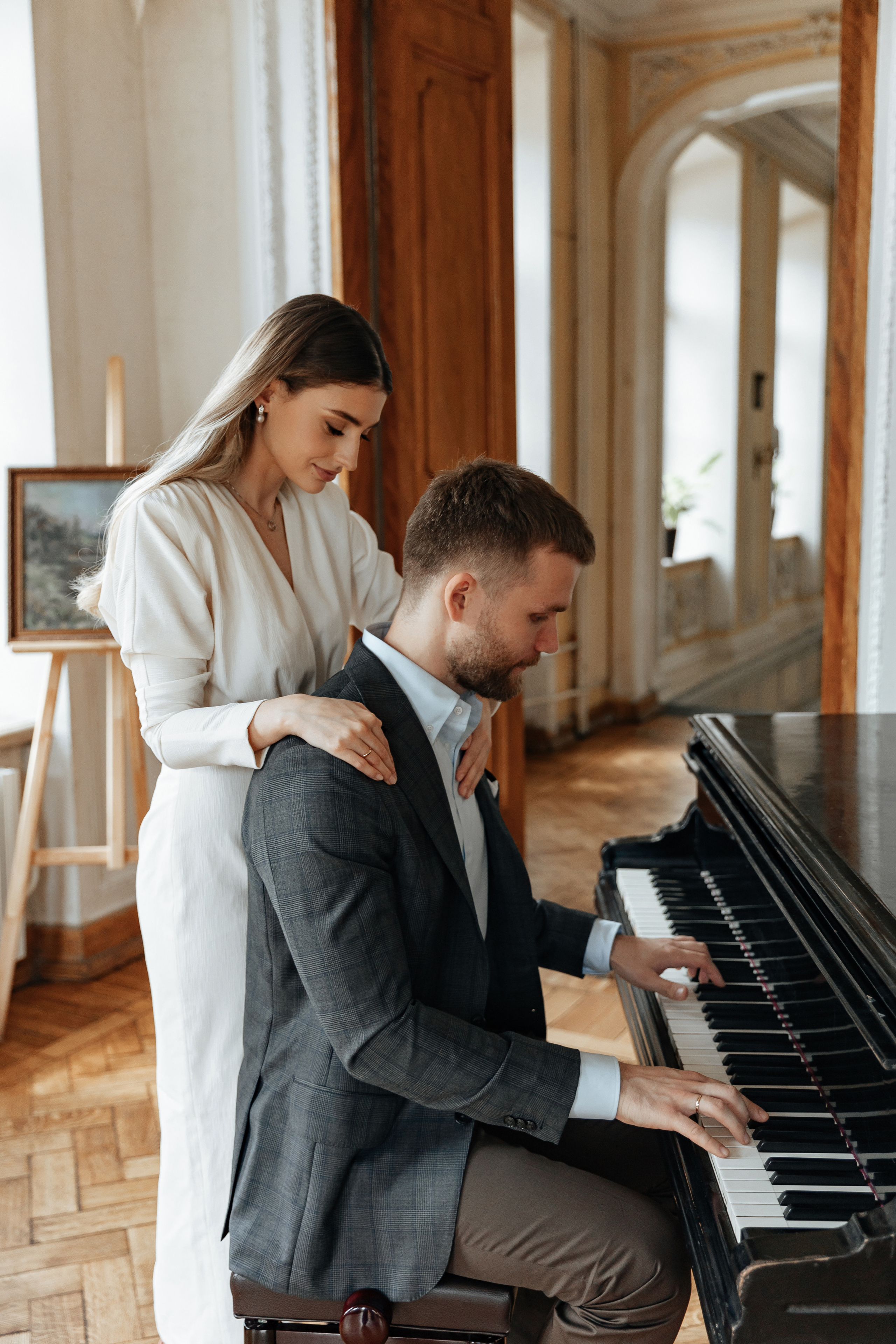 АРХИВ Яна и Глеб в Библиотеке-читальне им Пушкина. Свадебный фотограф Москва