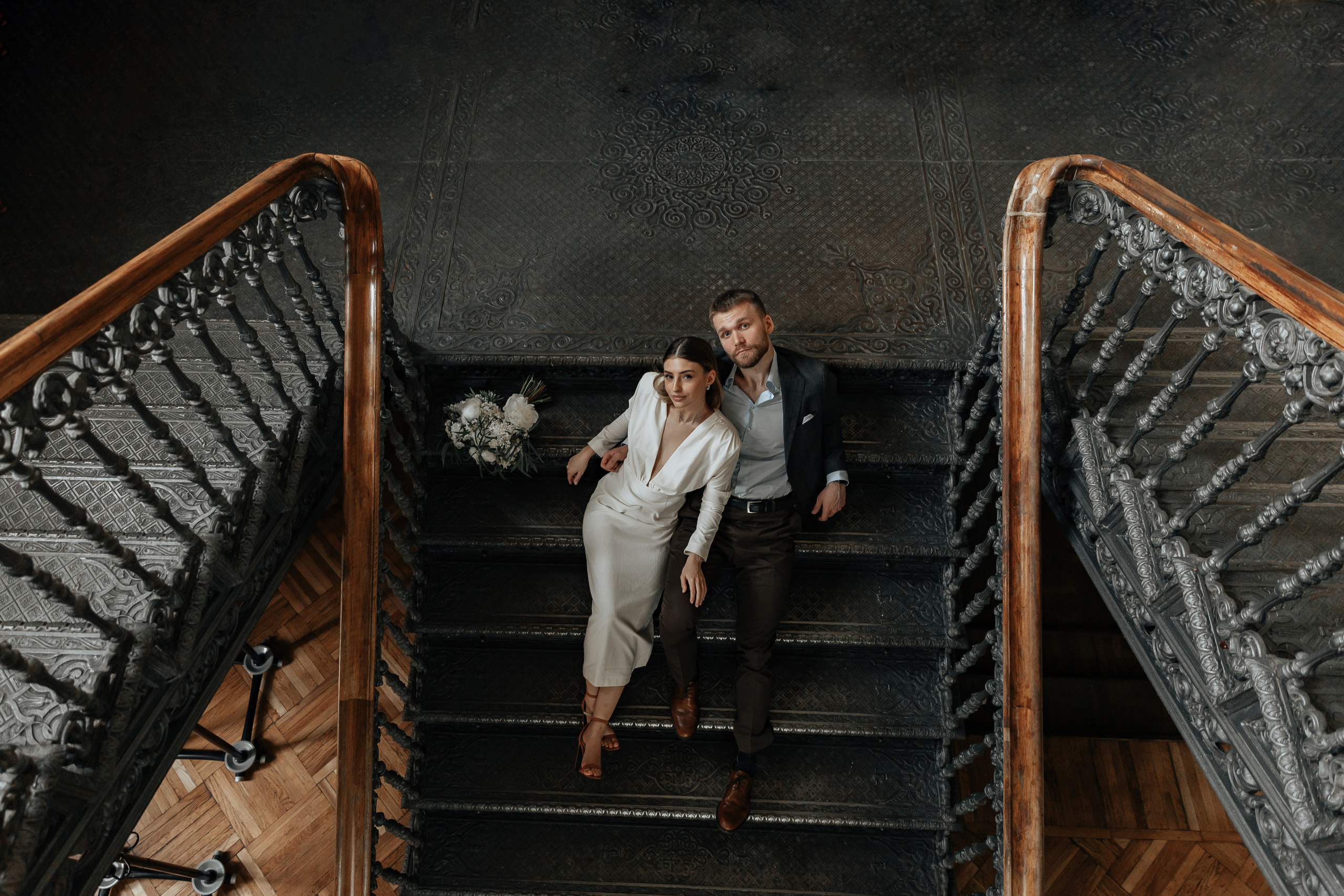 АРХИВ Яна и Глеб в Библиотеке-читальне им Пушкина. Свадебный фотограф Москва