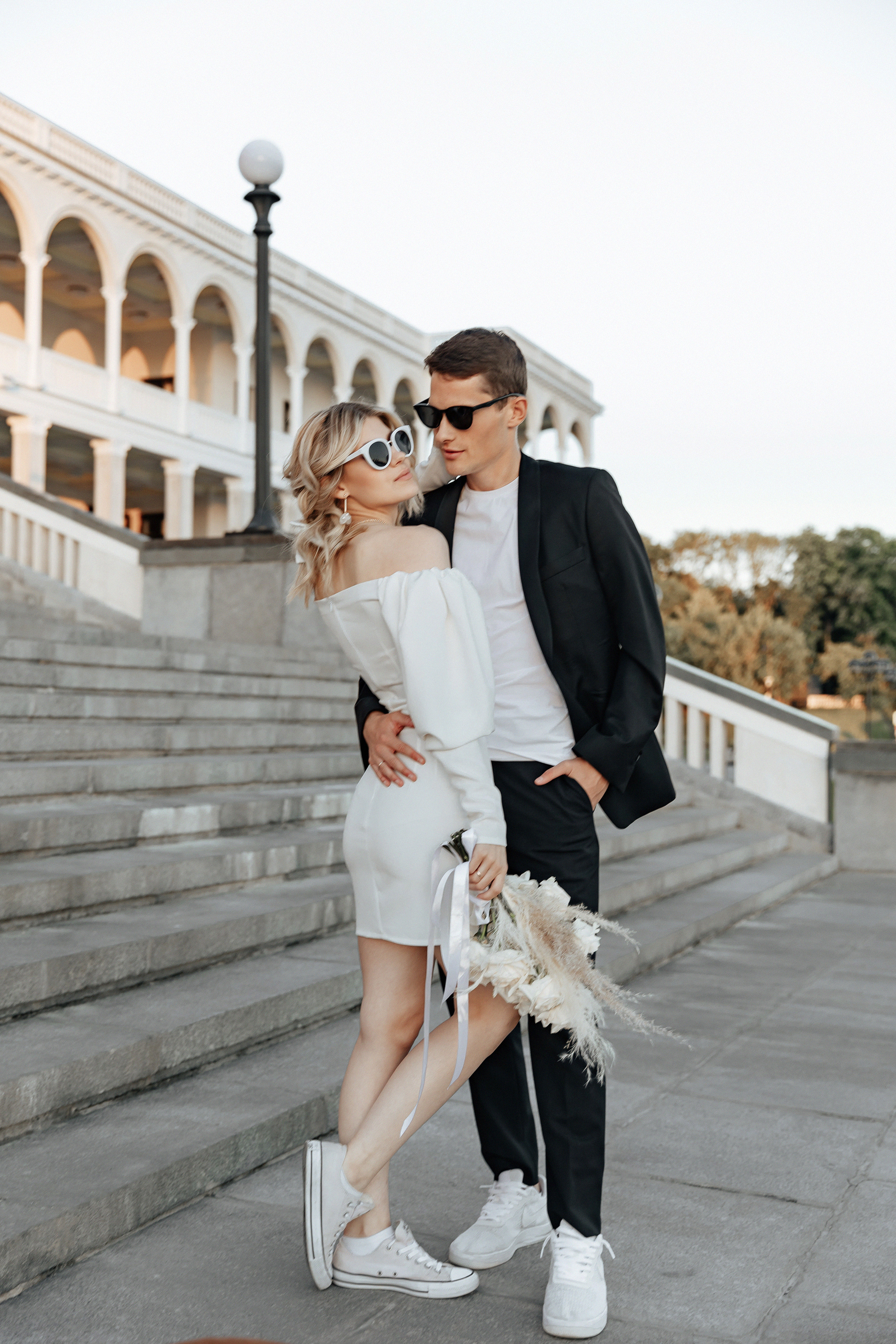 АРХИВ Анастасия и Максим: свадебная прогулка на Речном вокзале. Свадебный фотограф Москва