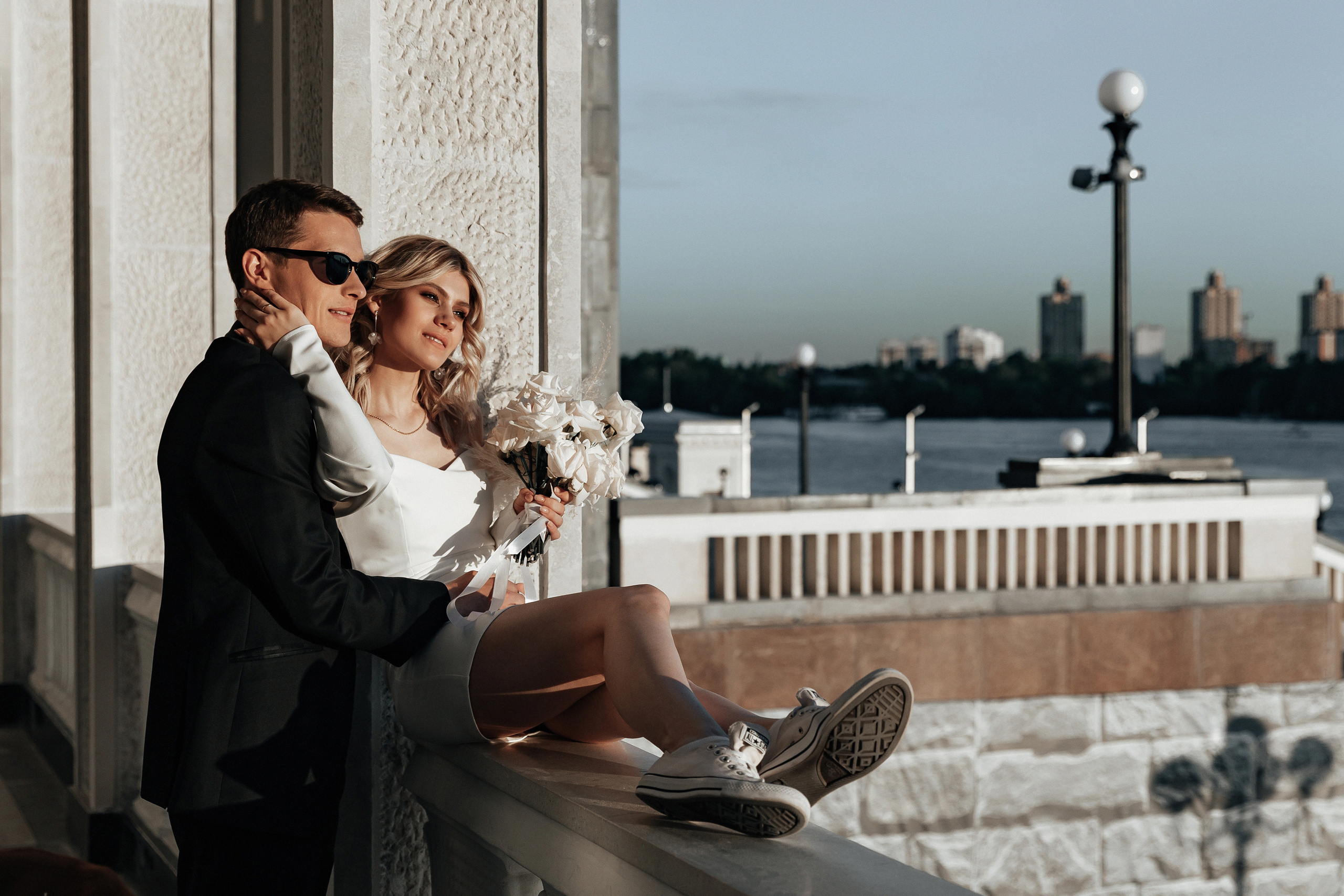 АРХИВ Анастасия и Максим: свадебная прогулка на Речном вокзале. Свадебный фотограф Москва