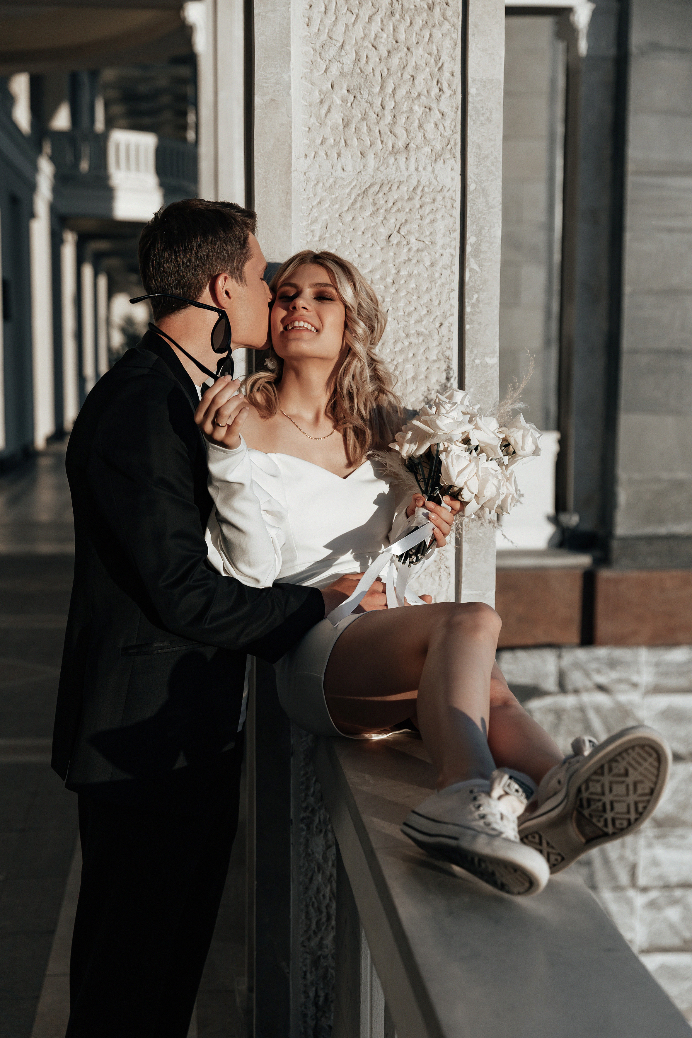 АРХИВ Анастасия и Максим: свадебная прогулка на Речном вокзале. Свадебный фотограф Москва