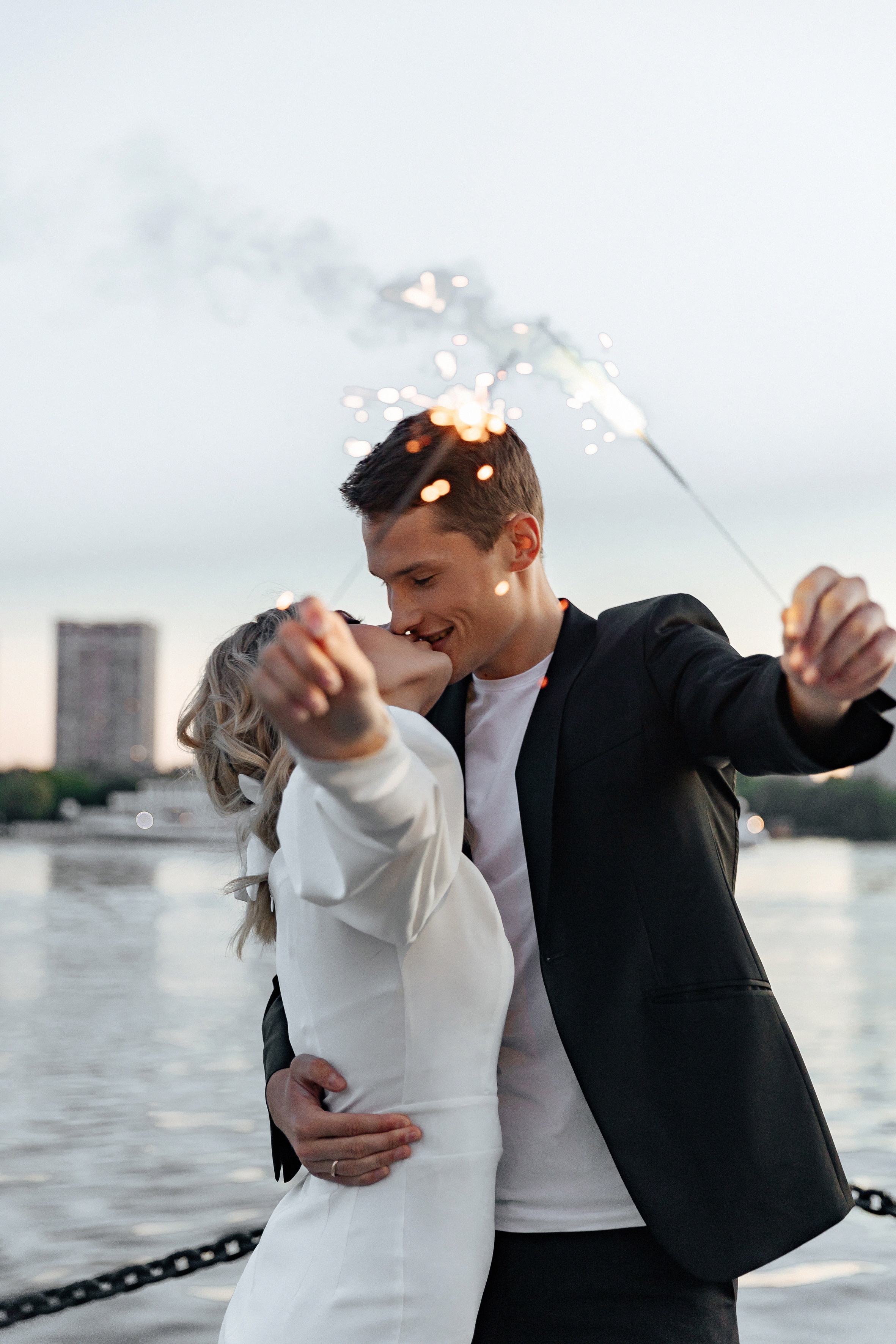 АРХИВ Анастасия и Максим: свадебная прогулка на Речном вокзале. Свадебный фотограф Москва