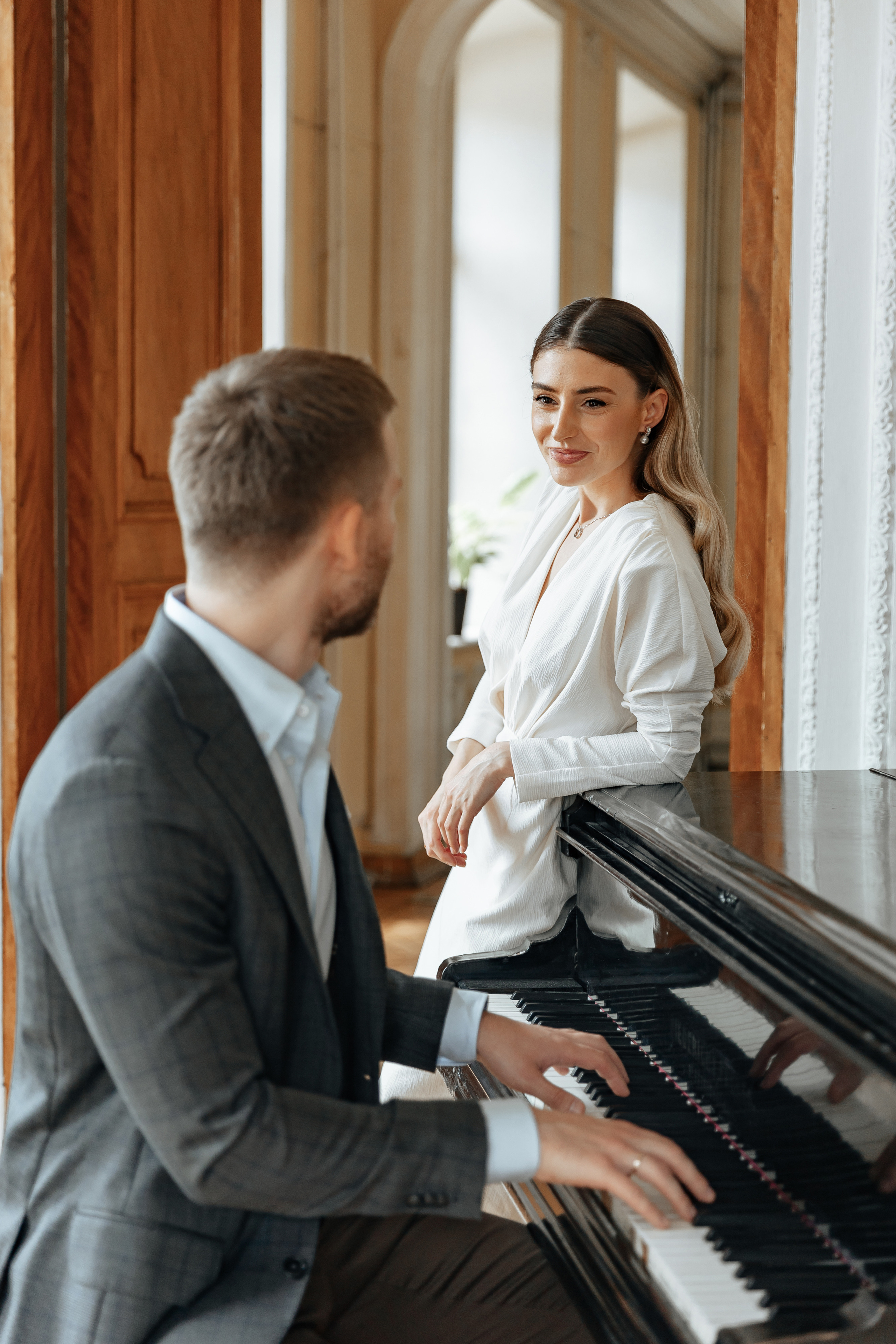 АРХИВ Яна и Глеб в Библиотеке-читальне им Пушкина. Свадебный фотограф Москва