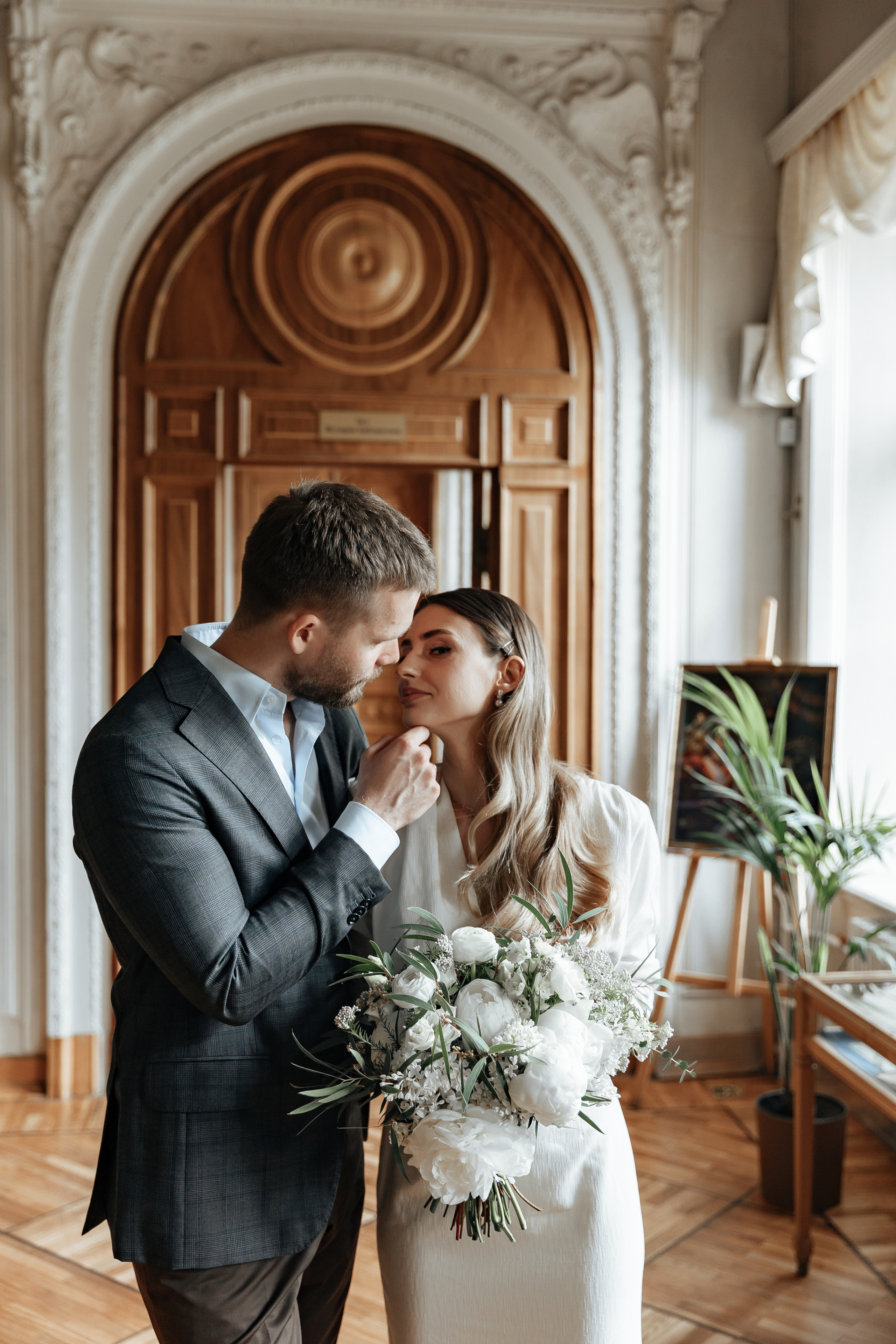 АРХИВ Яна и Глеб в Библиотеке-читальне им Пушкина. Свадебный фотограф Москва