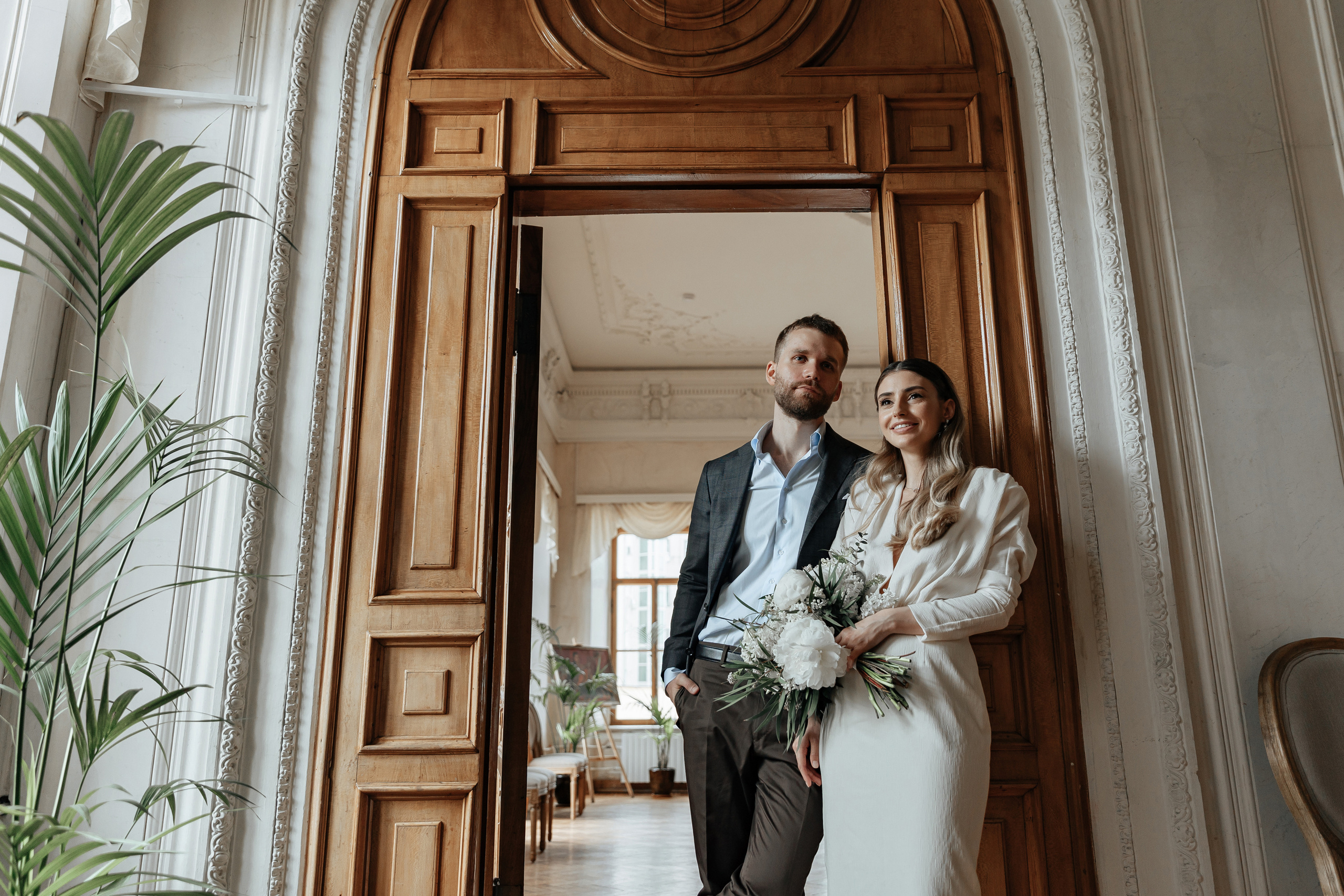 АРХИВ Яна и Глеб в Библиотеке-читальне им Пушкина. Свадебный фотограф Москва