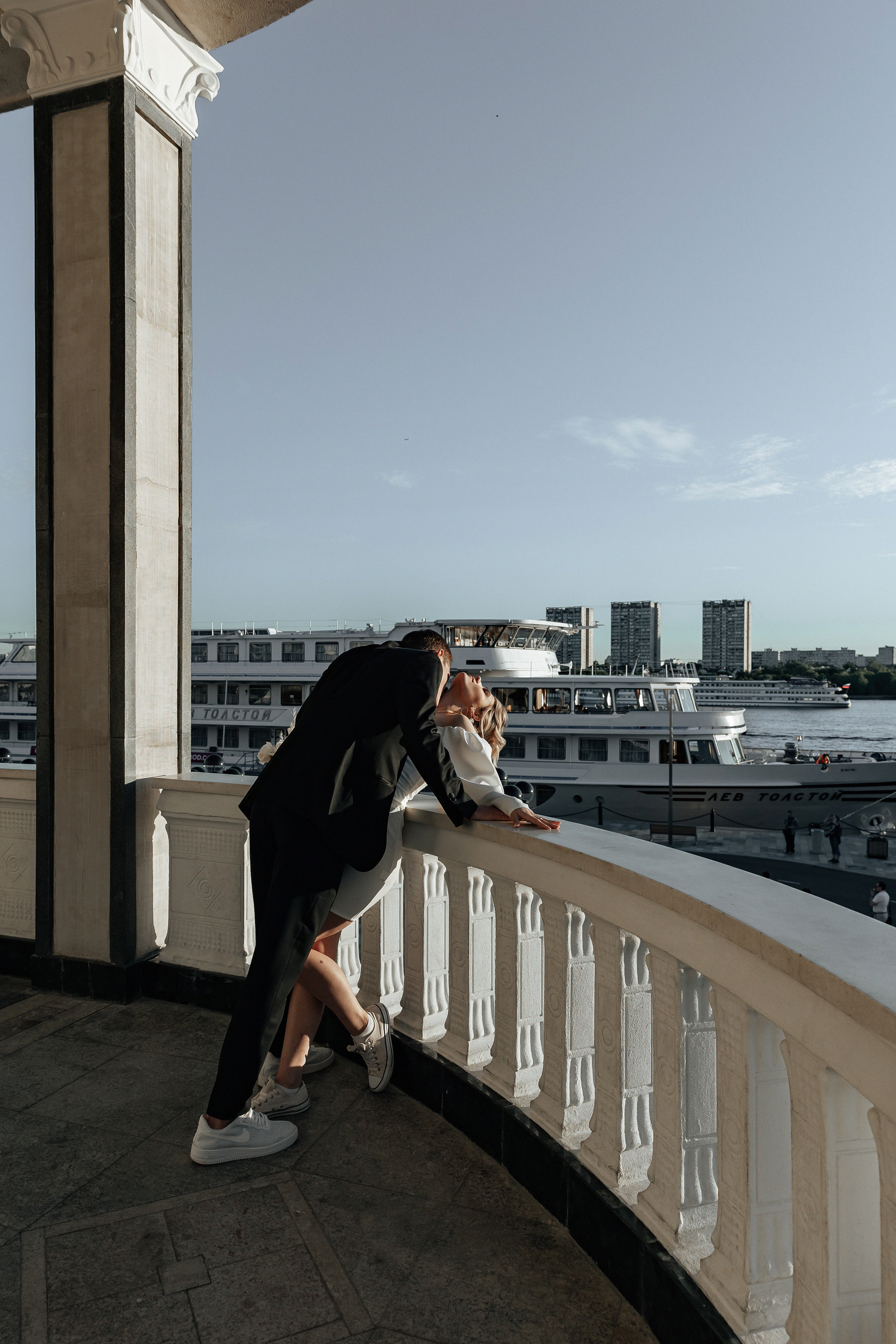 АРХИВ Анастасия и Максим: свадебная прогулка на Речном вокзале. Свадебный фотограф Москва