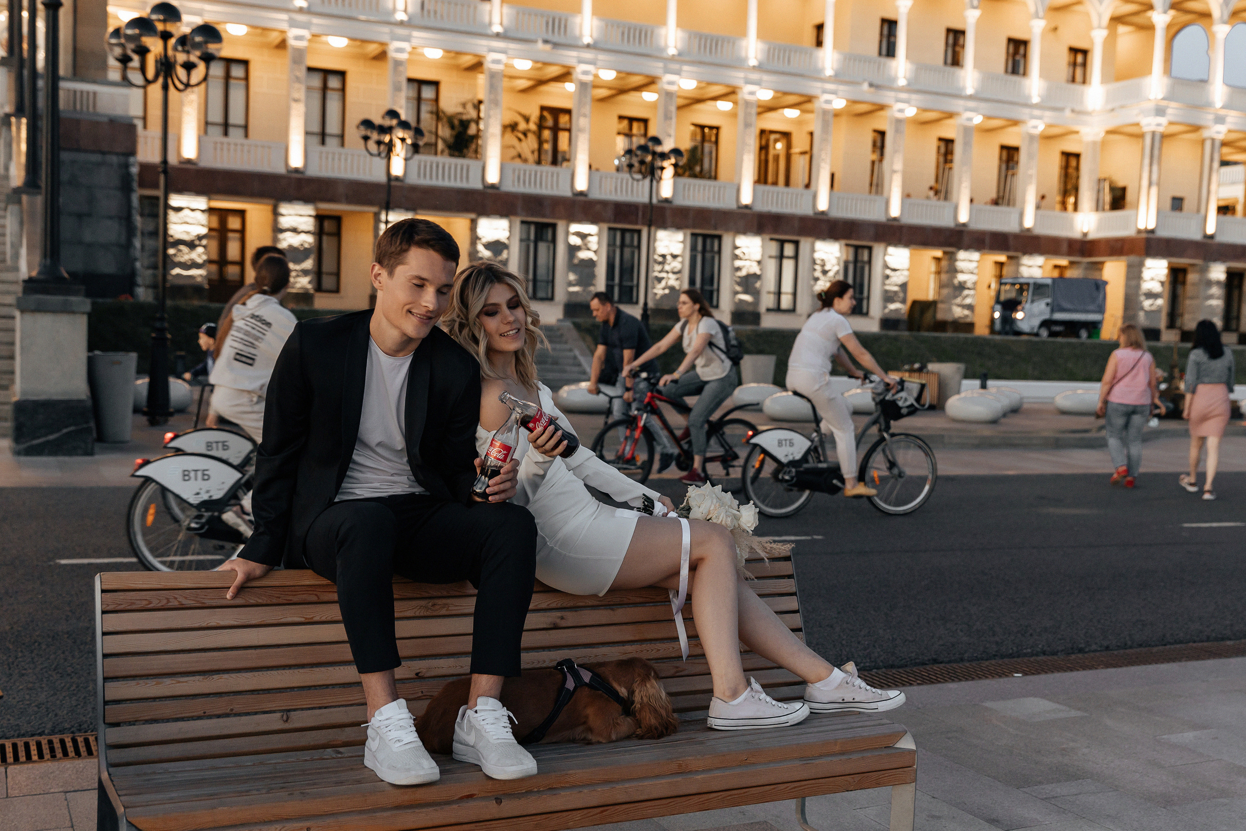 АРХИВ Анастасия и Максим: свадебная прогулка на Речном вокзале. Свадебный фотограф Москва