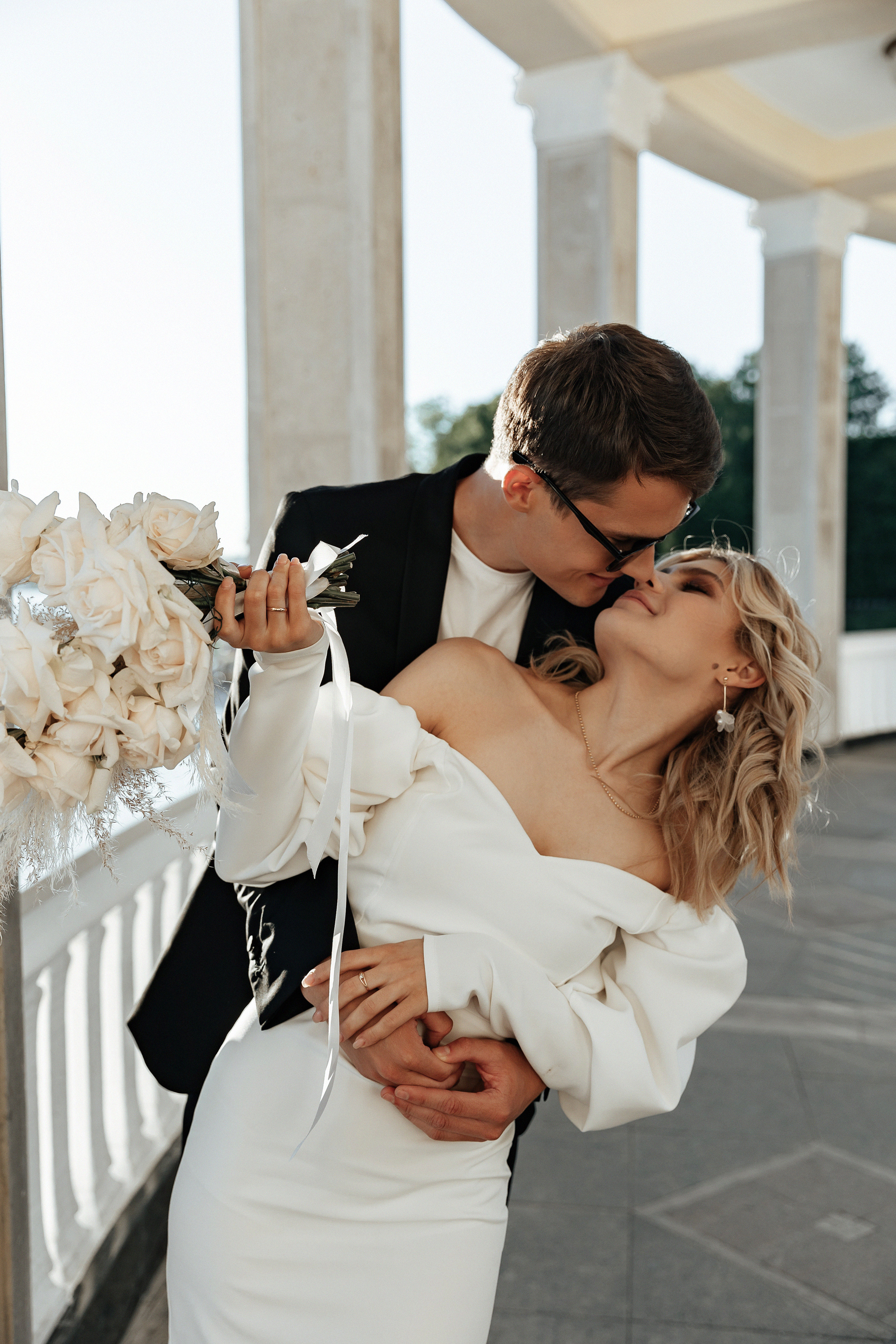 АРХИВ Анастасия и Максим: свадебная прогулка на Речном вокзале. Свадебный фотограф Москва