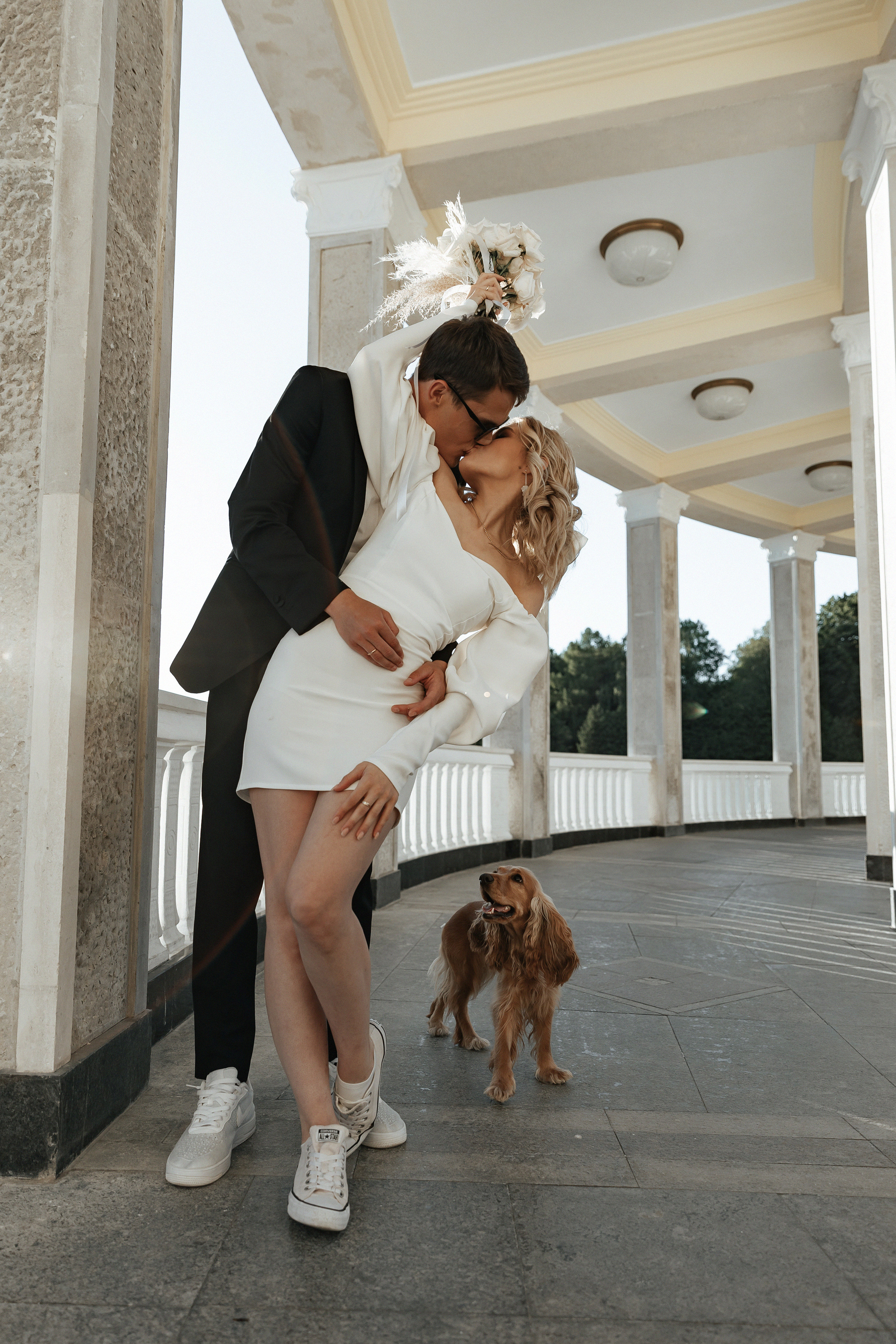 АРХИВ Анастасия и Максим: свадебная прогулка на Речном вокзале. Свадебный фотограф Москва