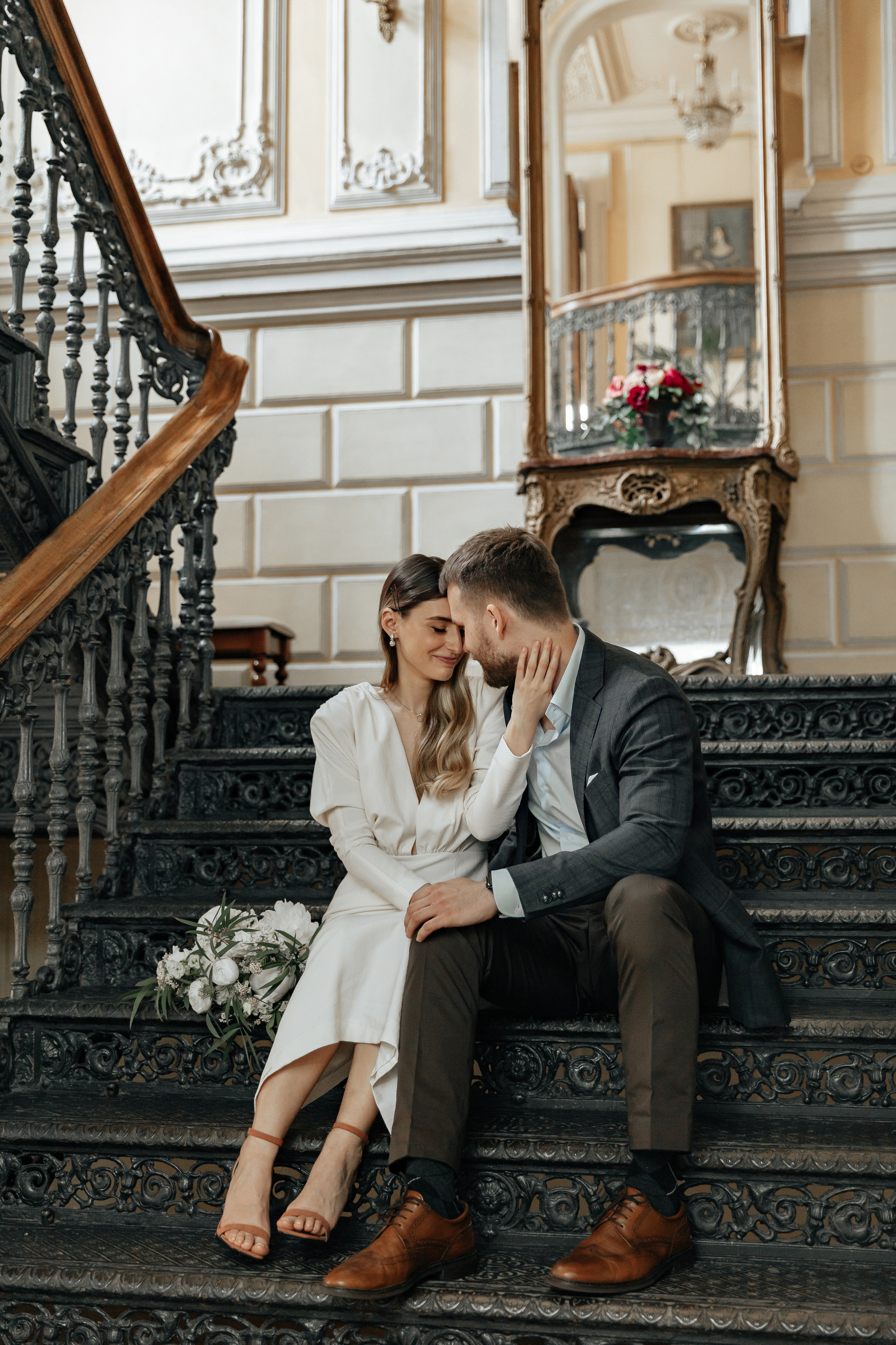 АРХИВ Яна и Глеб в Библиотеке-читальне им Пушкина. Свадебный фотограф Москва