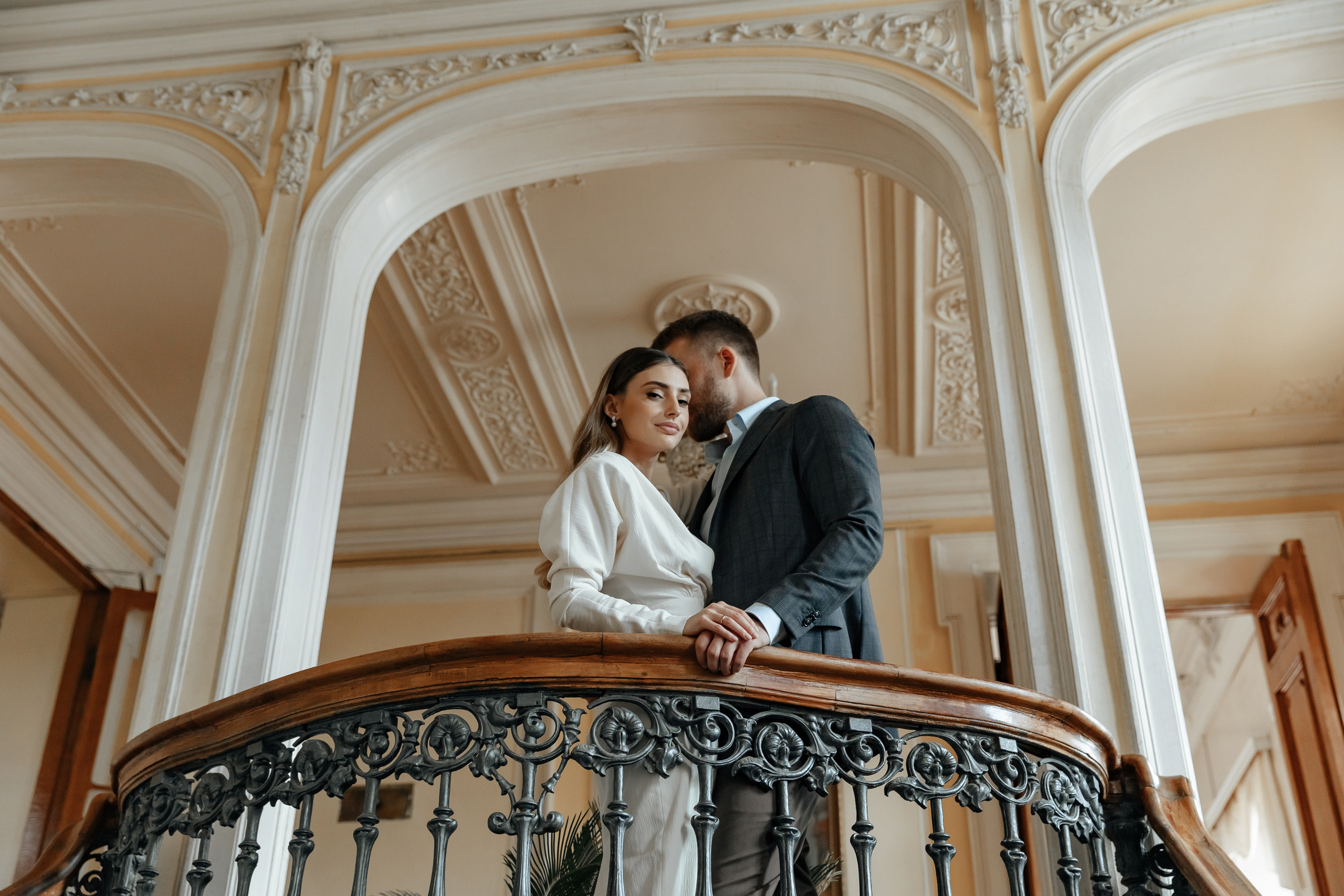 АРХИВ Яна и Глеб в Библиотеке-читальне им Пушкина. Свадебный фотограф Москва