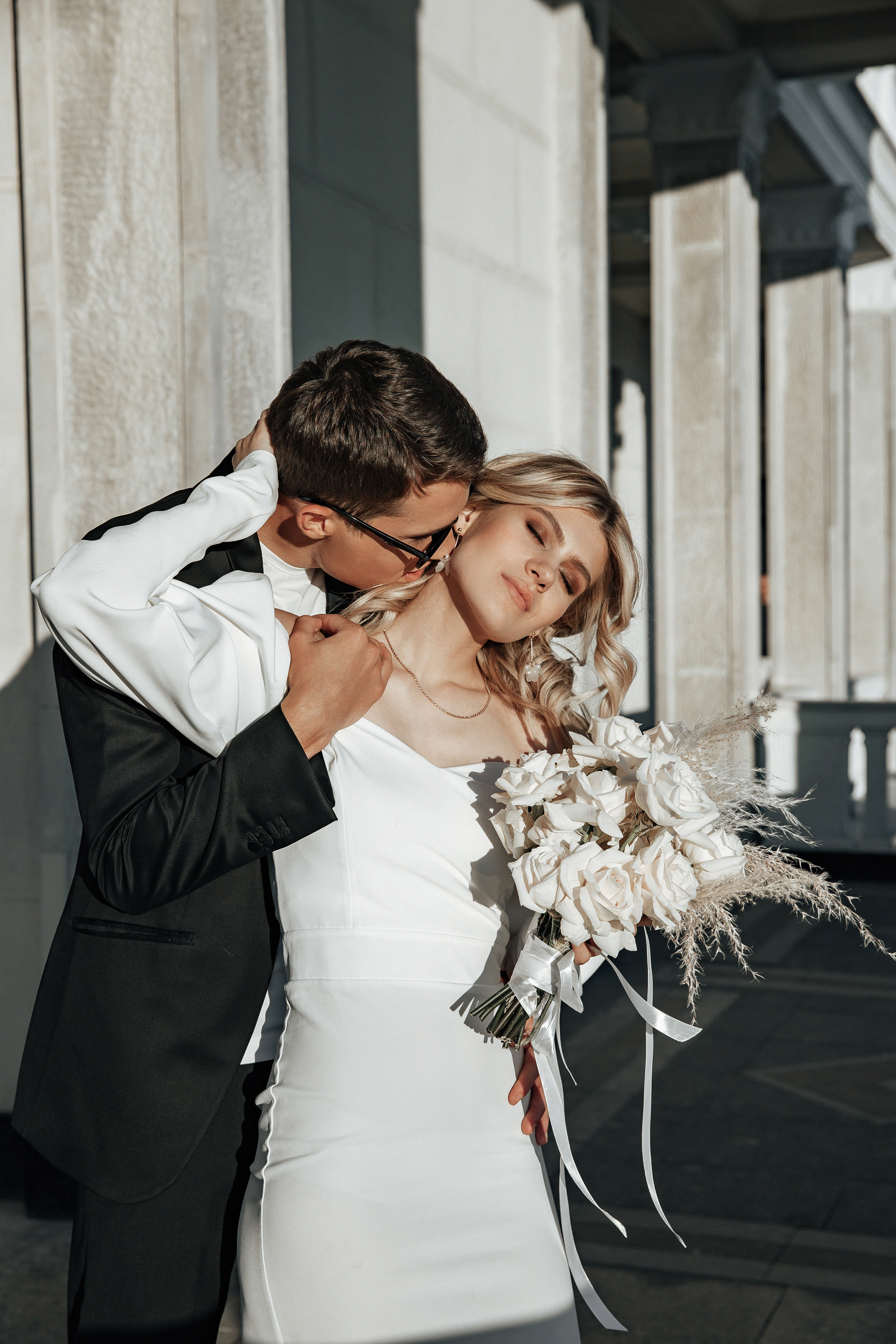 АРХИВ Анастасия и Максим: свадебная прогулка на Речном вокзале. Свадебный фотограф Москва