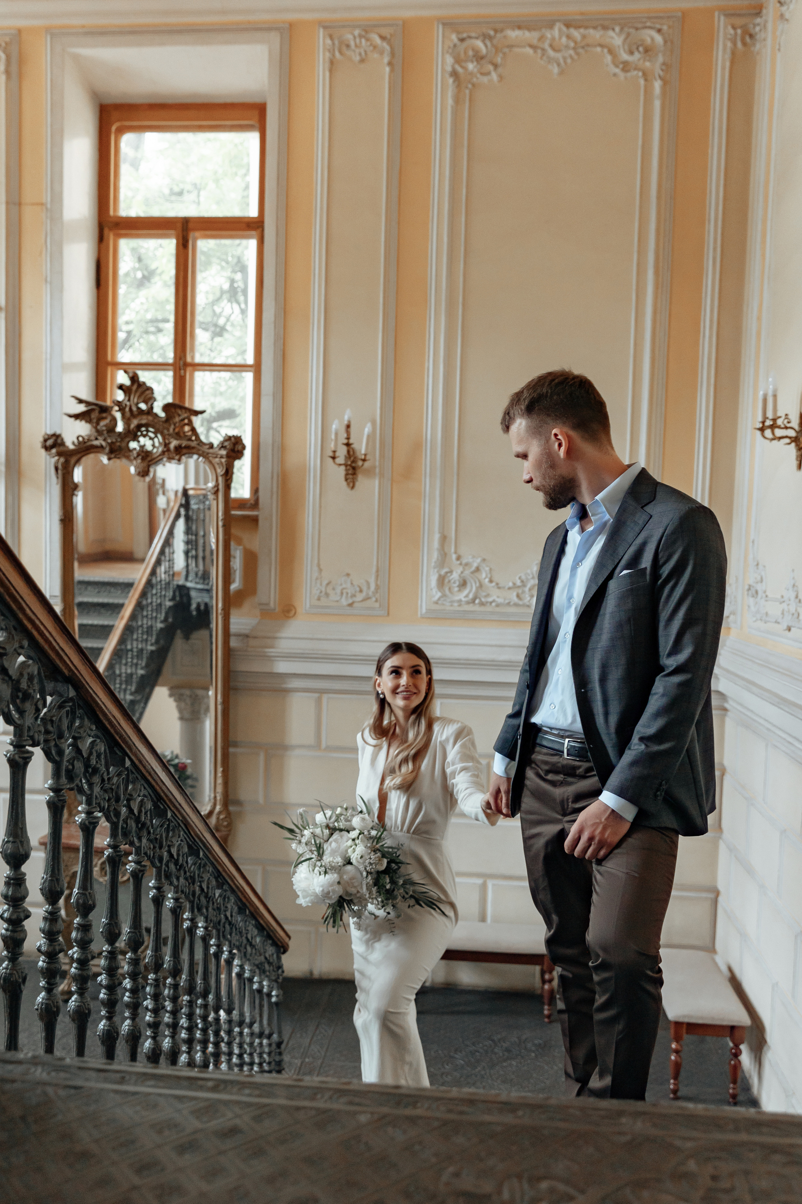 АРХИВ Яна и Глеб в Библиотеке-читальне им Пушкина. Свадебный фотограф Москва