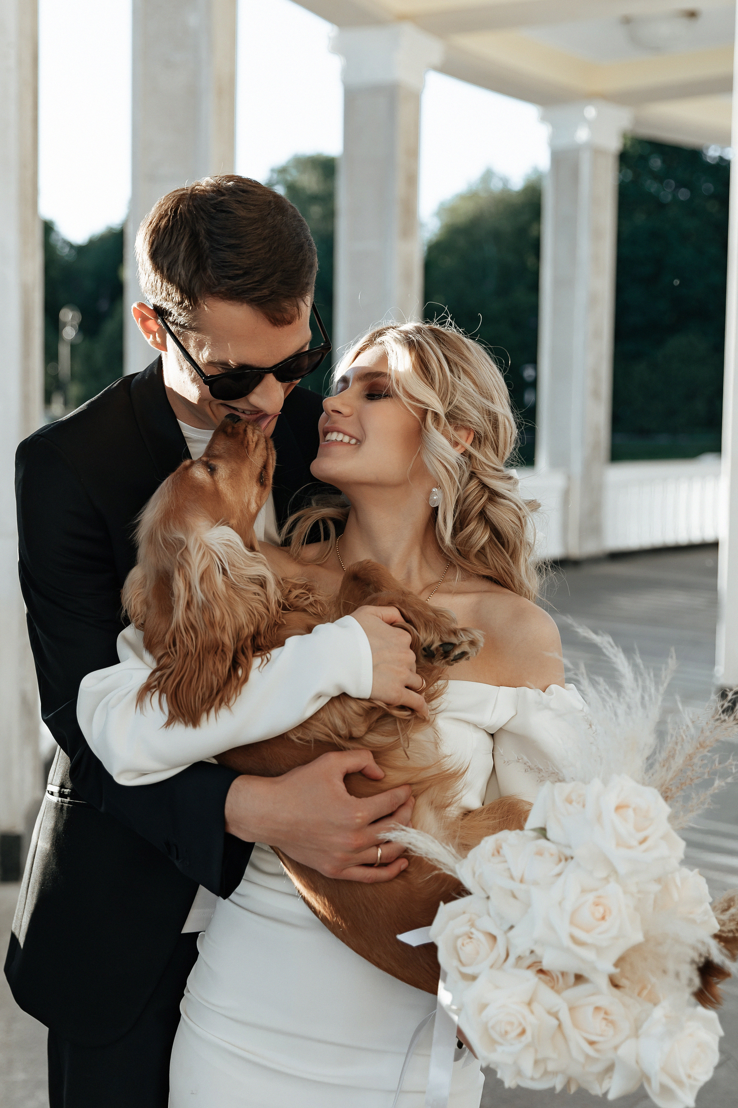 АРХИВ Анастасия и Максим: свадебная прогулка на Речном вокзале. Свадебный фотограф Москва