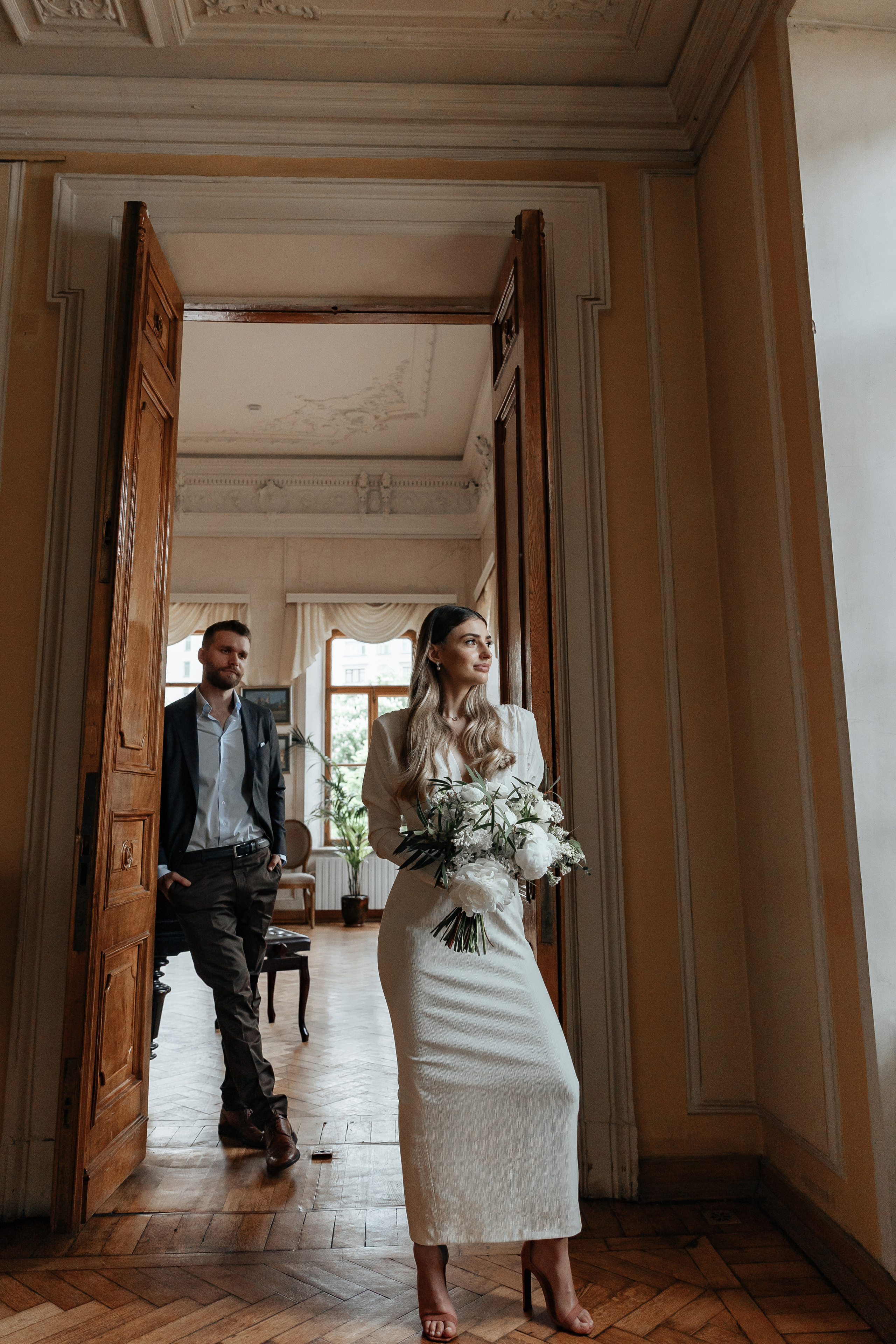 АРХИВ Яна и Глеб в Библиотеке-читальне им Пушкина. Свадебный фотограф Москва