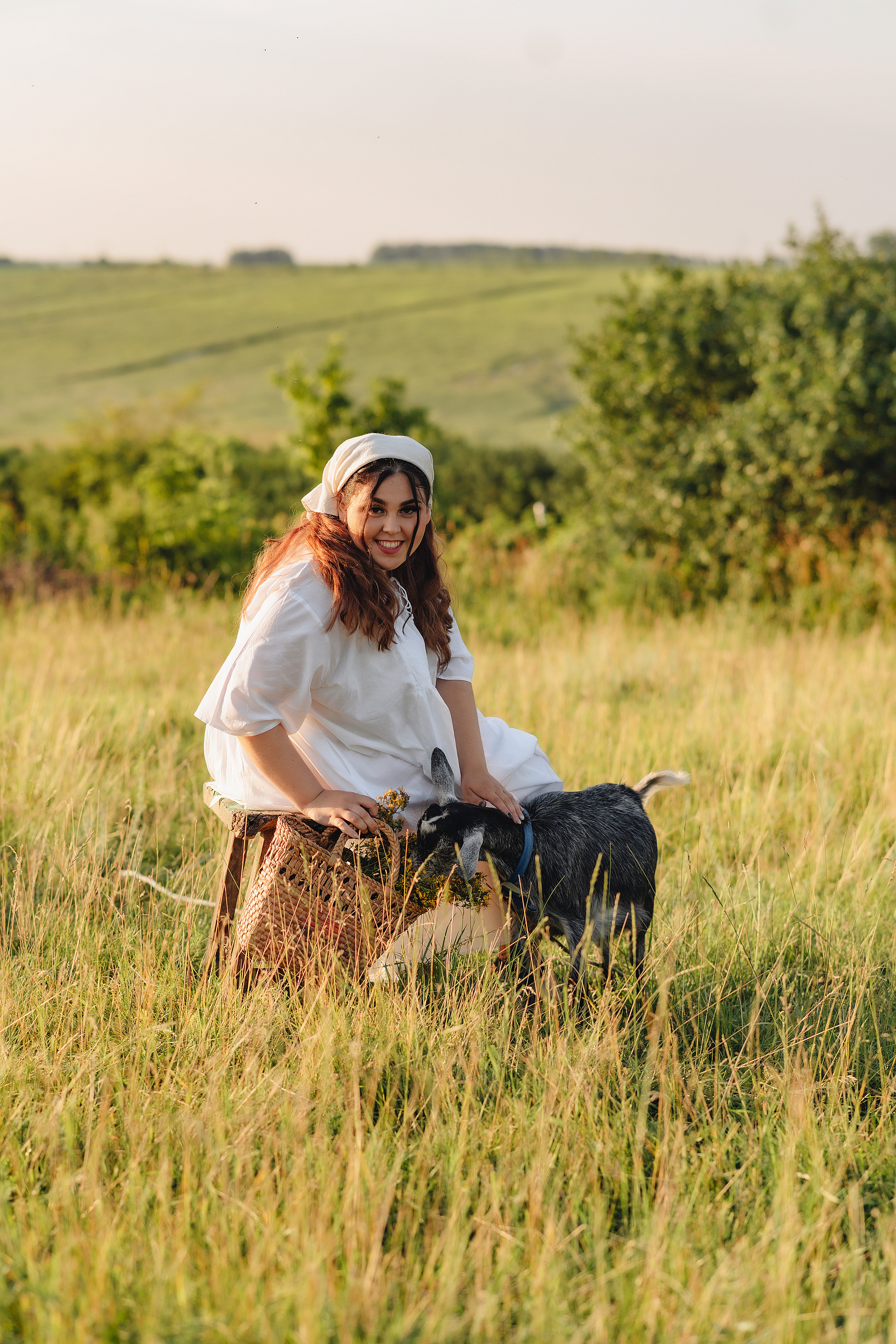 Надежда | Съемка в деревенском стиле. Фотограф Карина Шмулёва. Воронеж и область