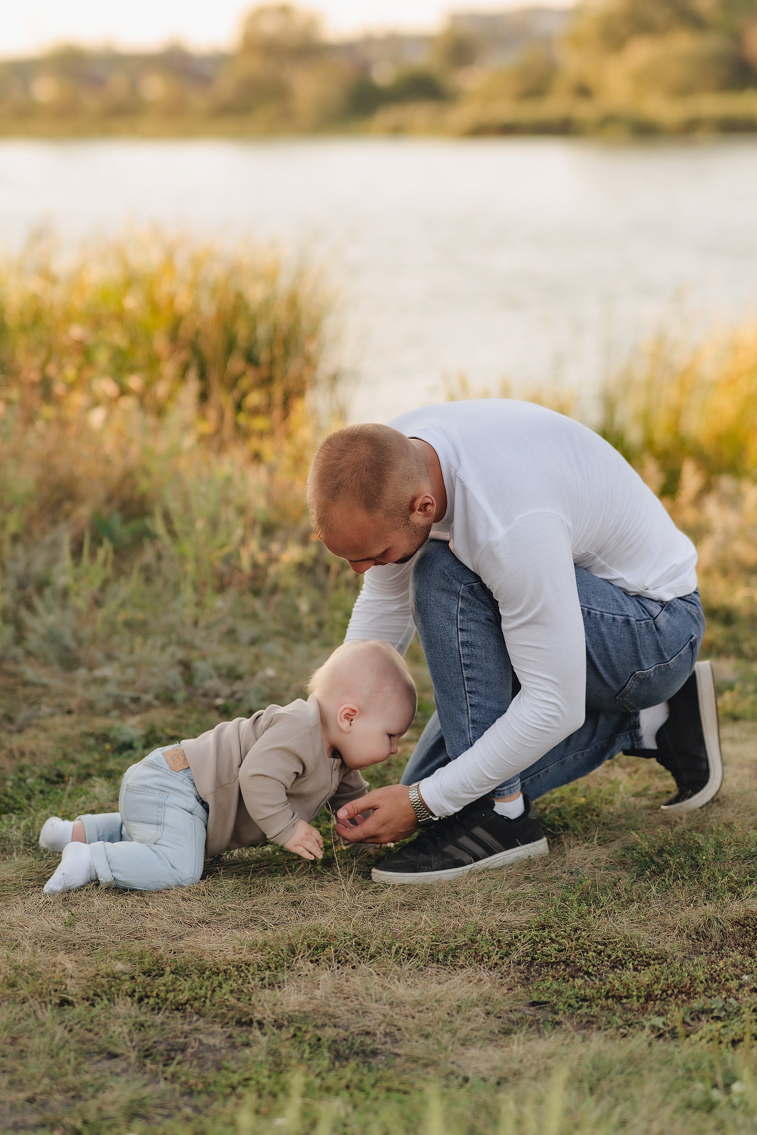 Анастасия, Артём и Денис | Съемка на закате в сентябре. Фотограф Карина Шмулёва. Воронеж и область