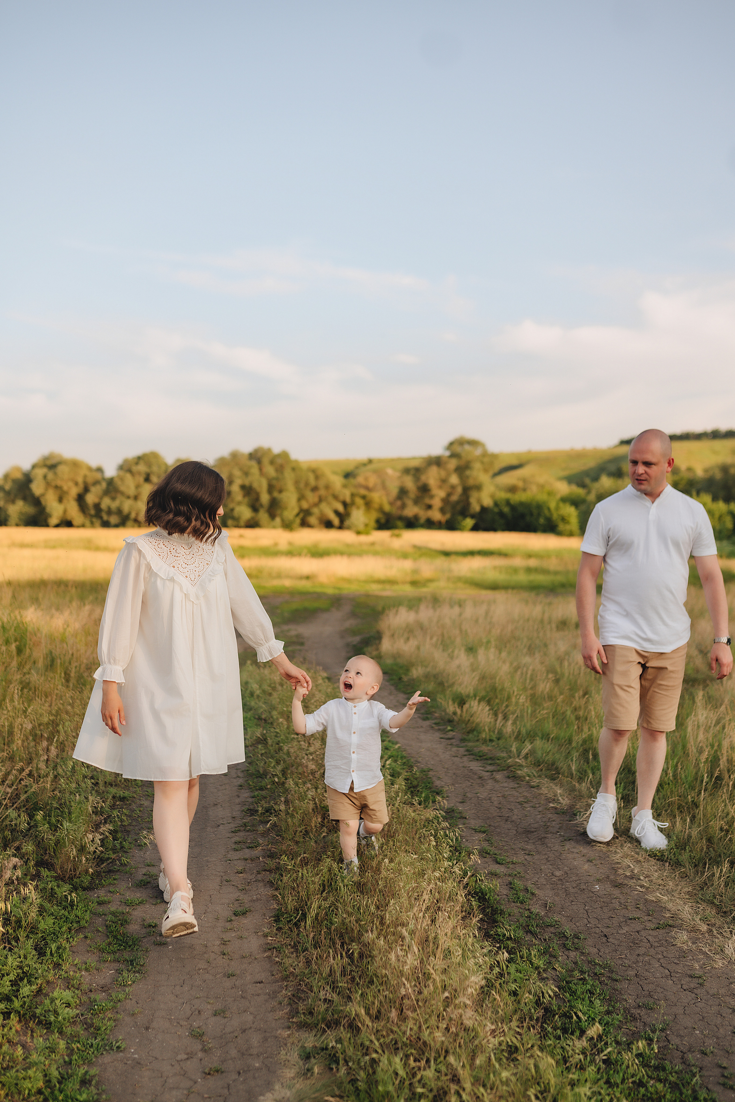 Семейная съемка на закате. Фотограф Карина Шмулёва. Воронеж и область