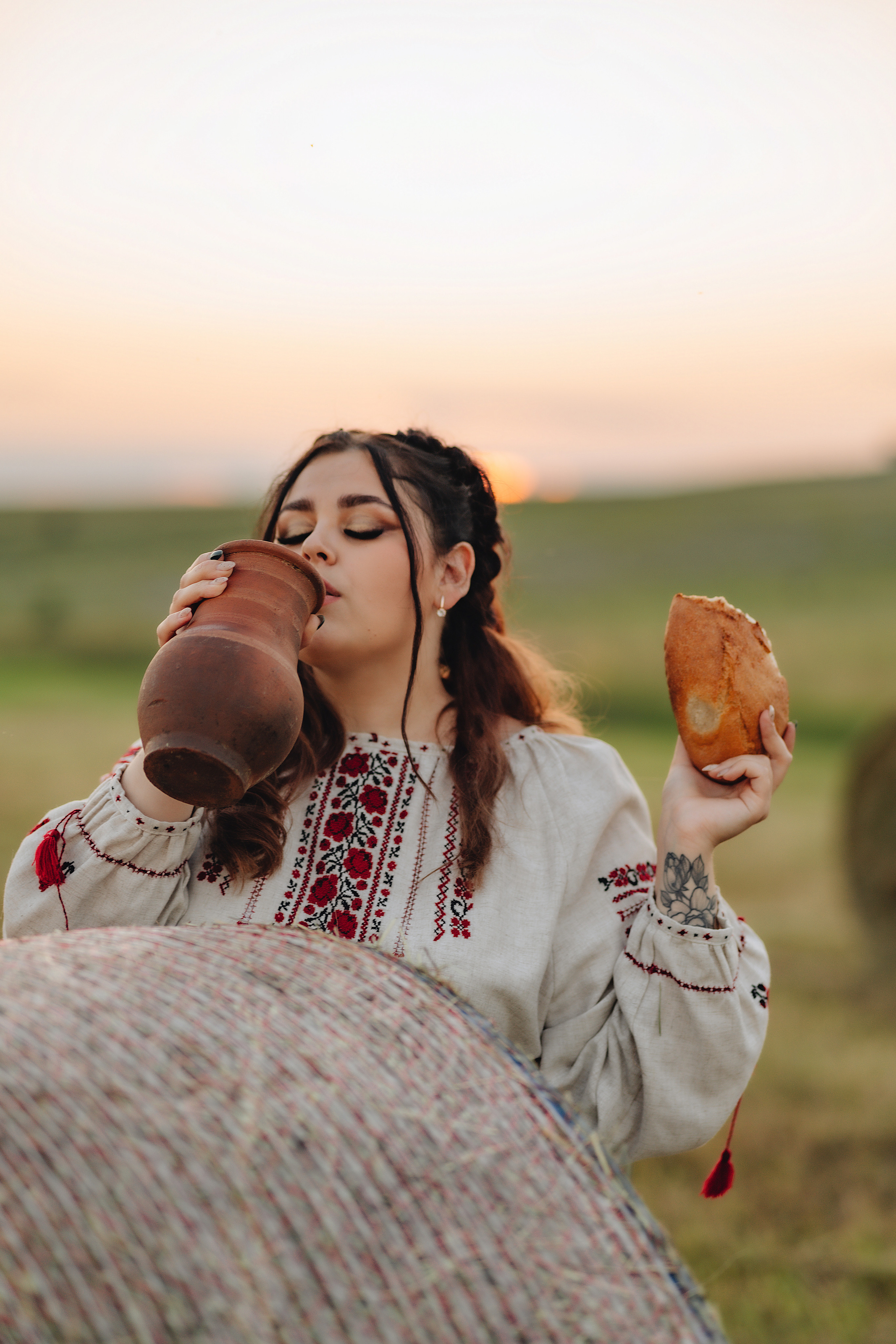 Надежда | Съемка в деревенском стиле. Фотограф Карина Шмулёва. Воронеж и область