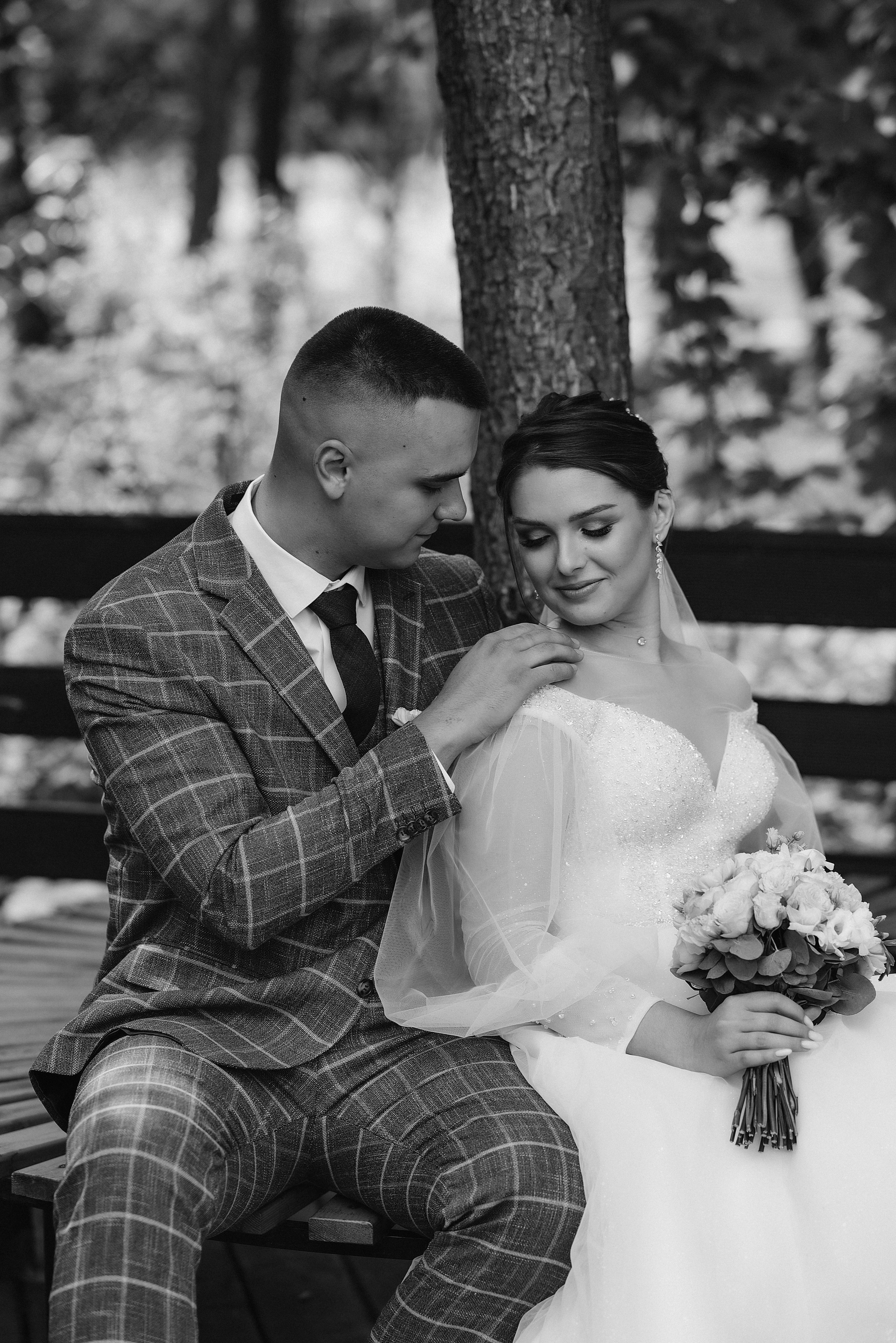 Ирина и Иван | Черно-белая серия. Фотограф Карина Шмулёва. Воронеж и область