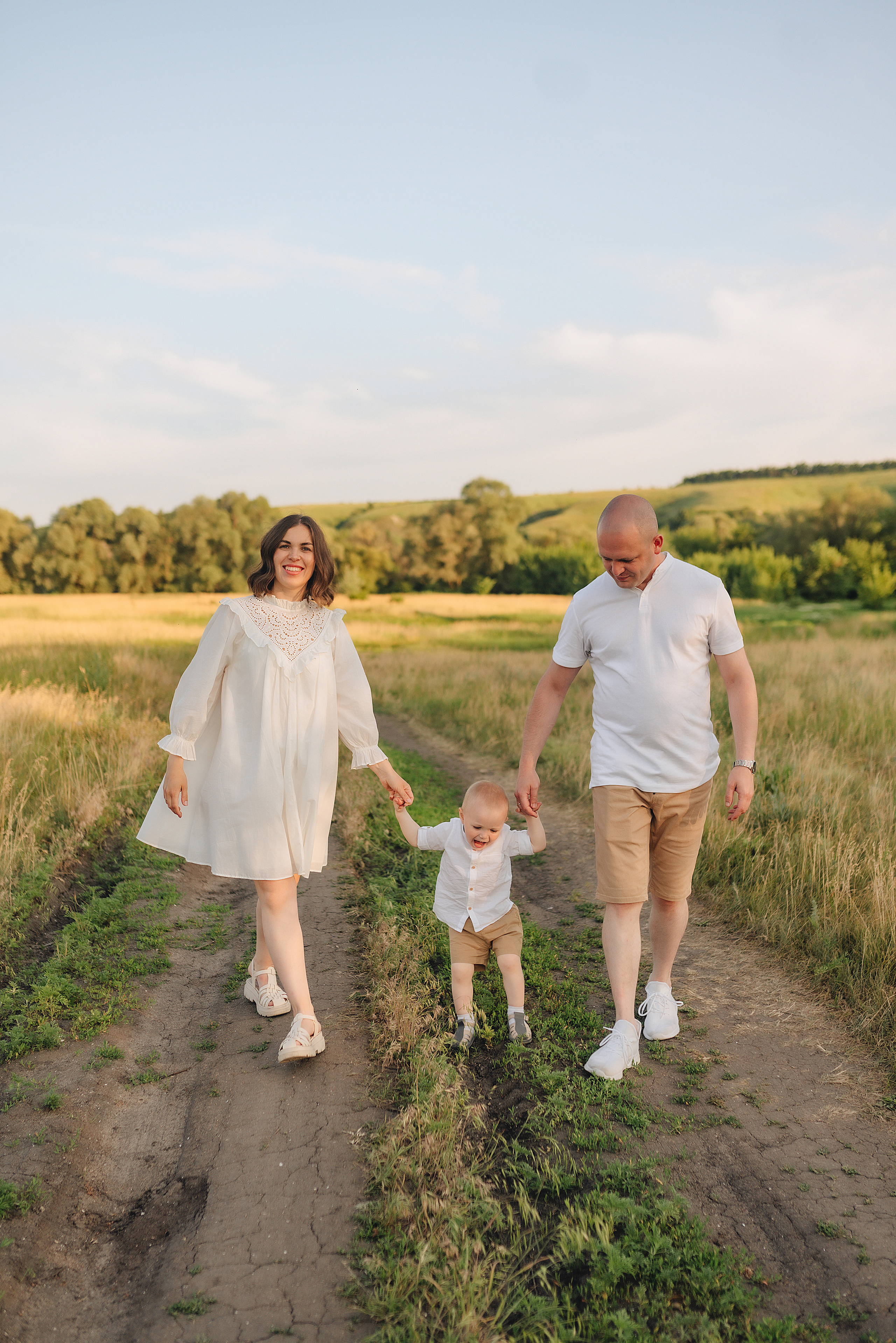 Семейная съемка на закате. Фотограф Карина Шмулёва. Воронеж и область