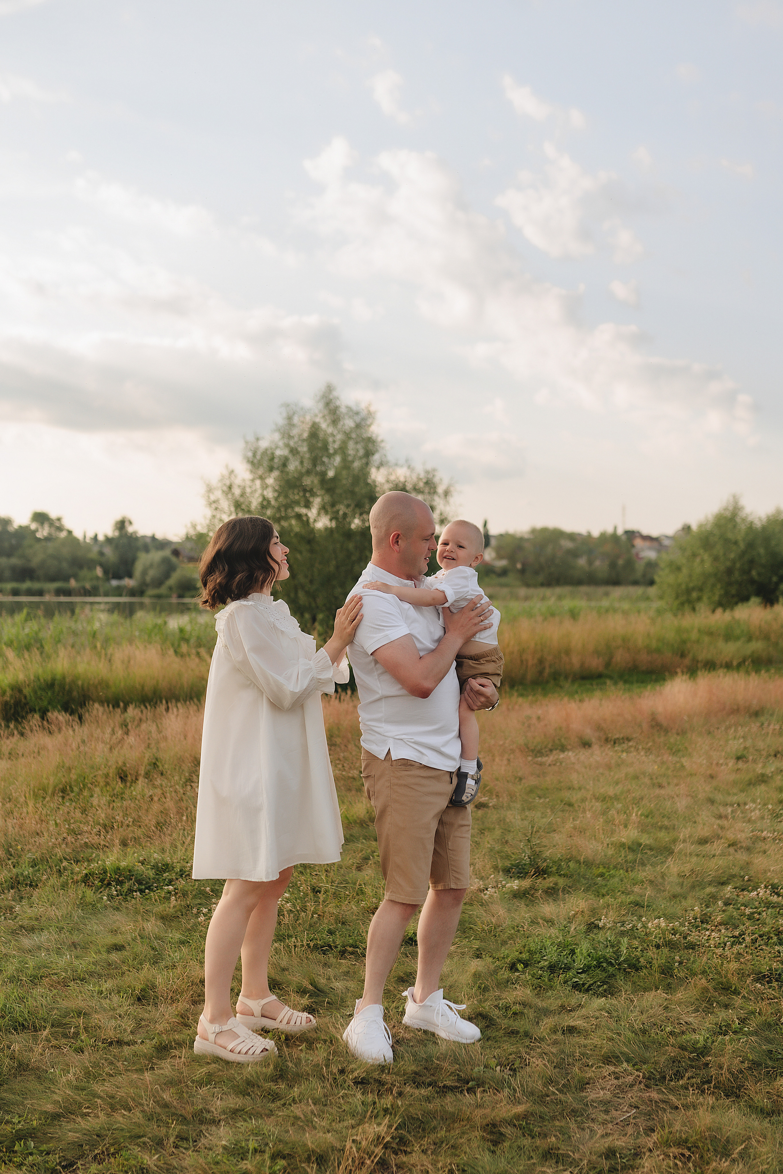 Семейная съемка на закате. Фотограф Карина Шмулёва. Воронеж и область