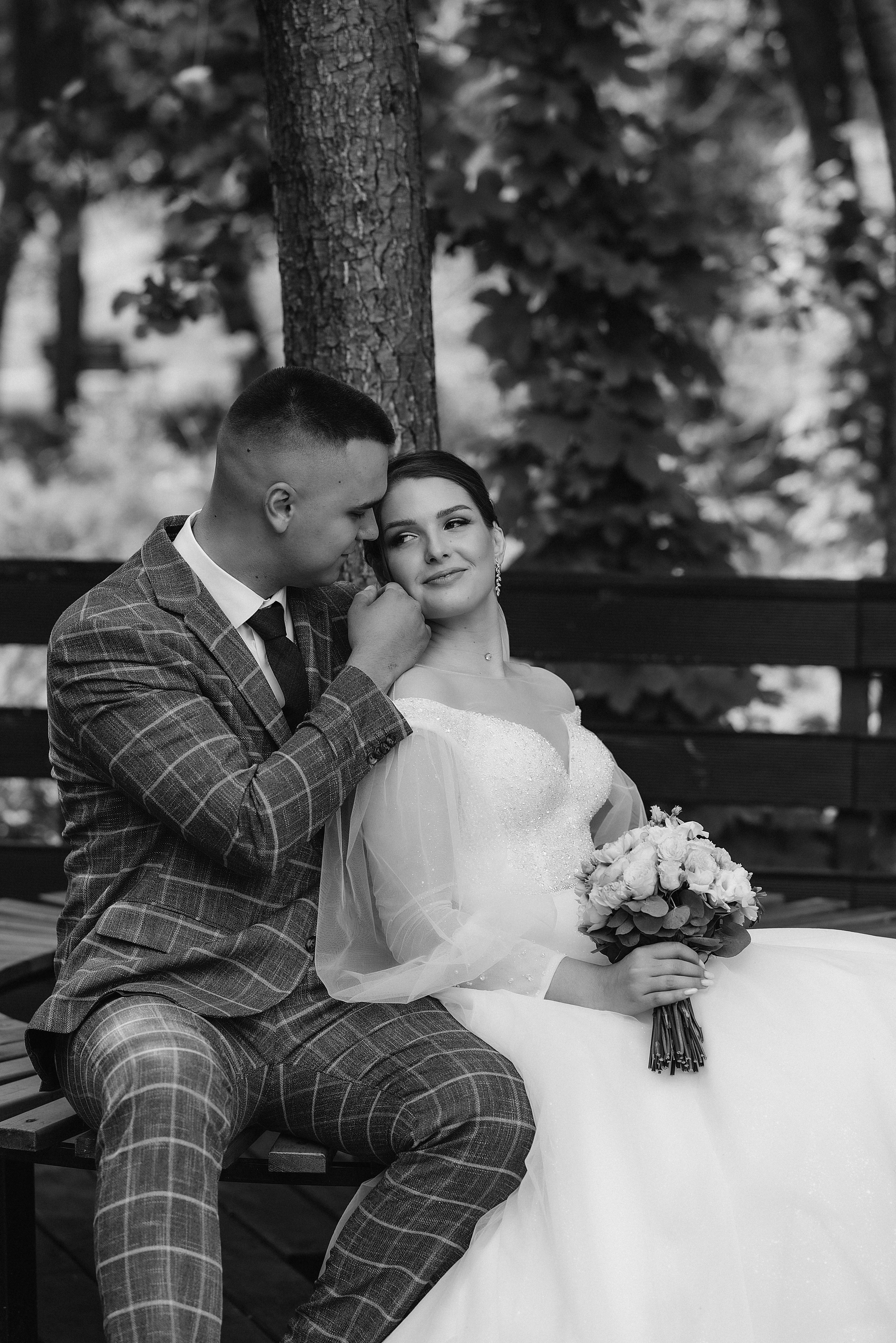 Ирина и Иван | Черно-белая серия. Фотограф Карина Шмулёва. Воронеж и область