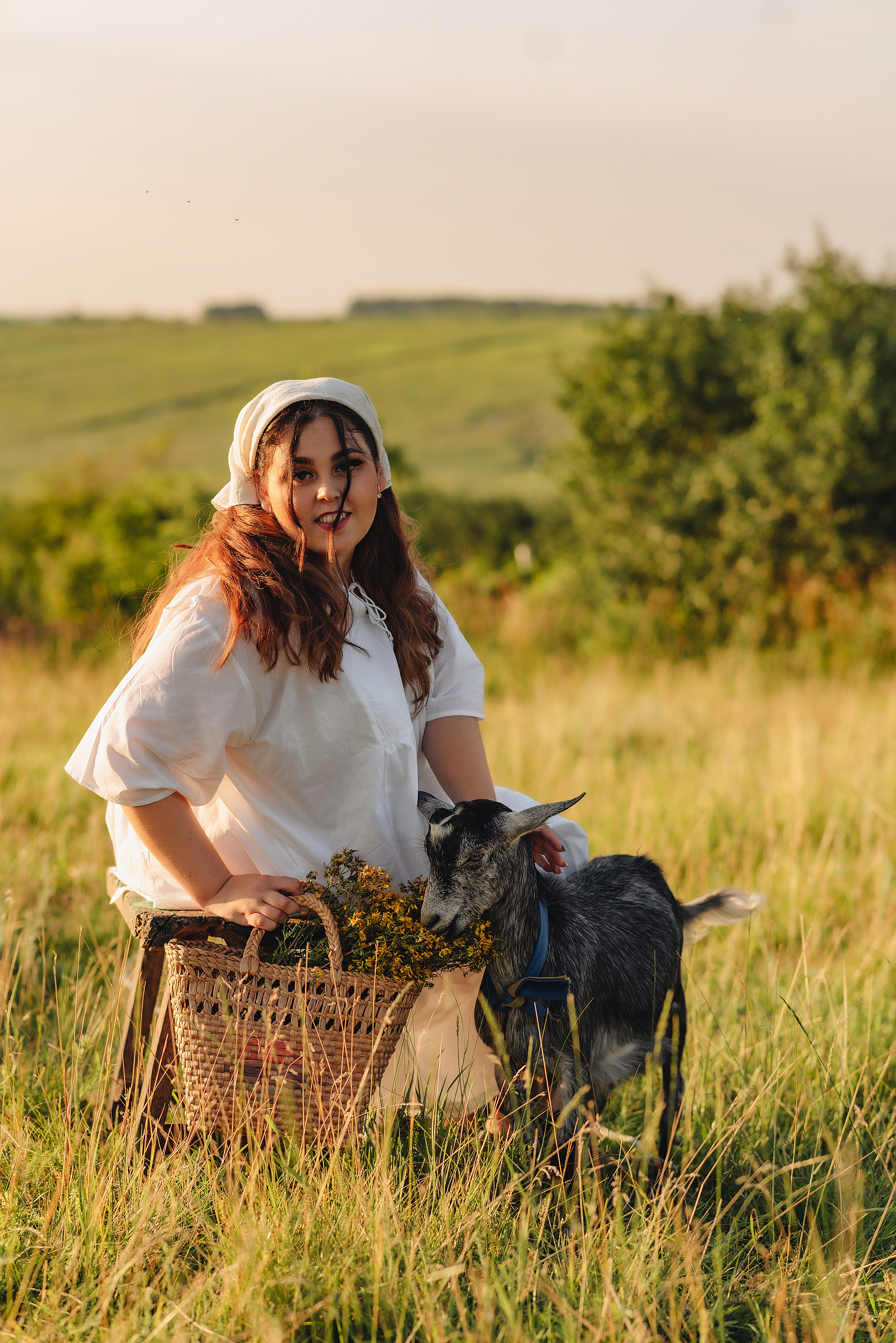 Надежда | Съемка в деревенском стиле. Фотограф Карина Шмулёва. Воронеж и область